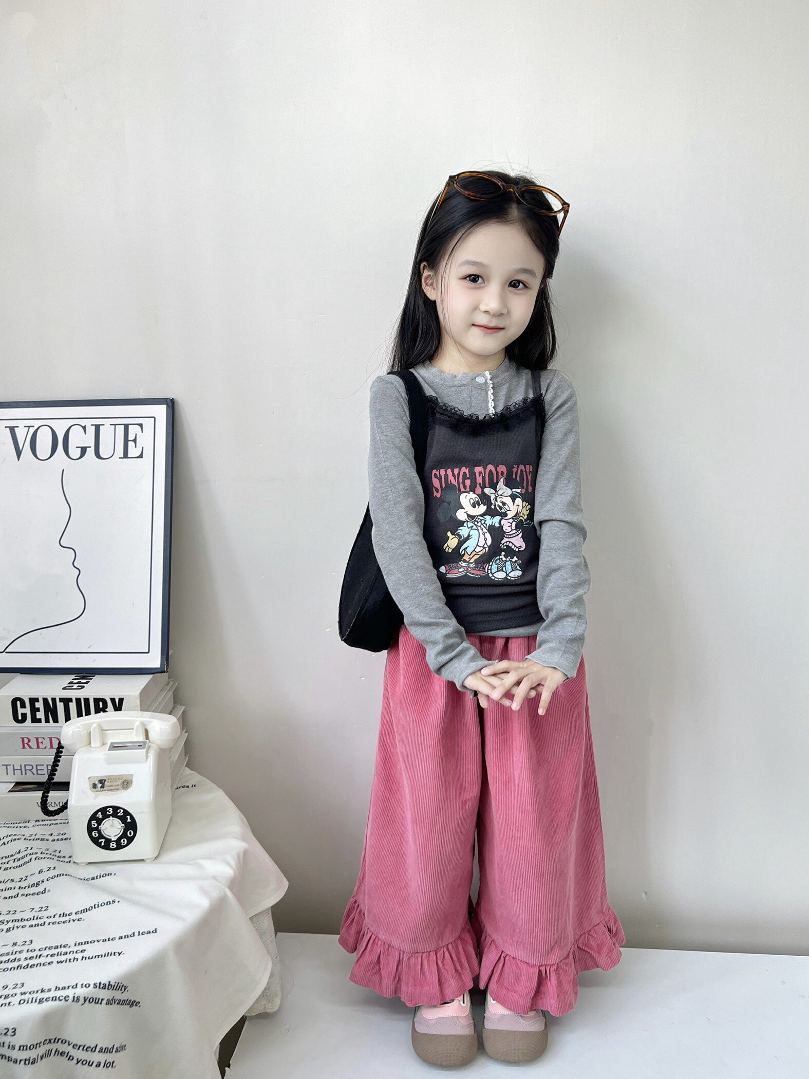 Customer photo for Rose Corduroy Pants, 110cm