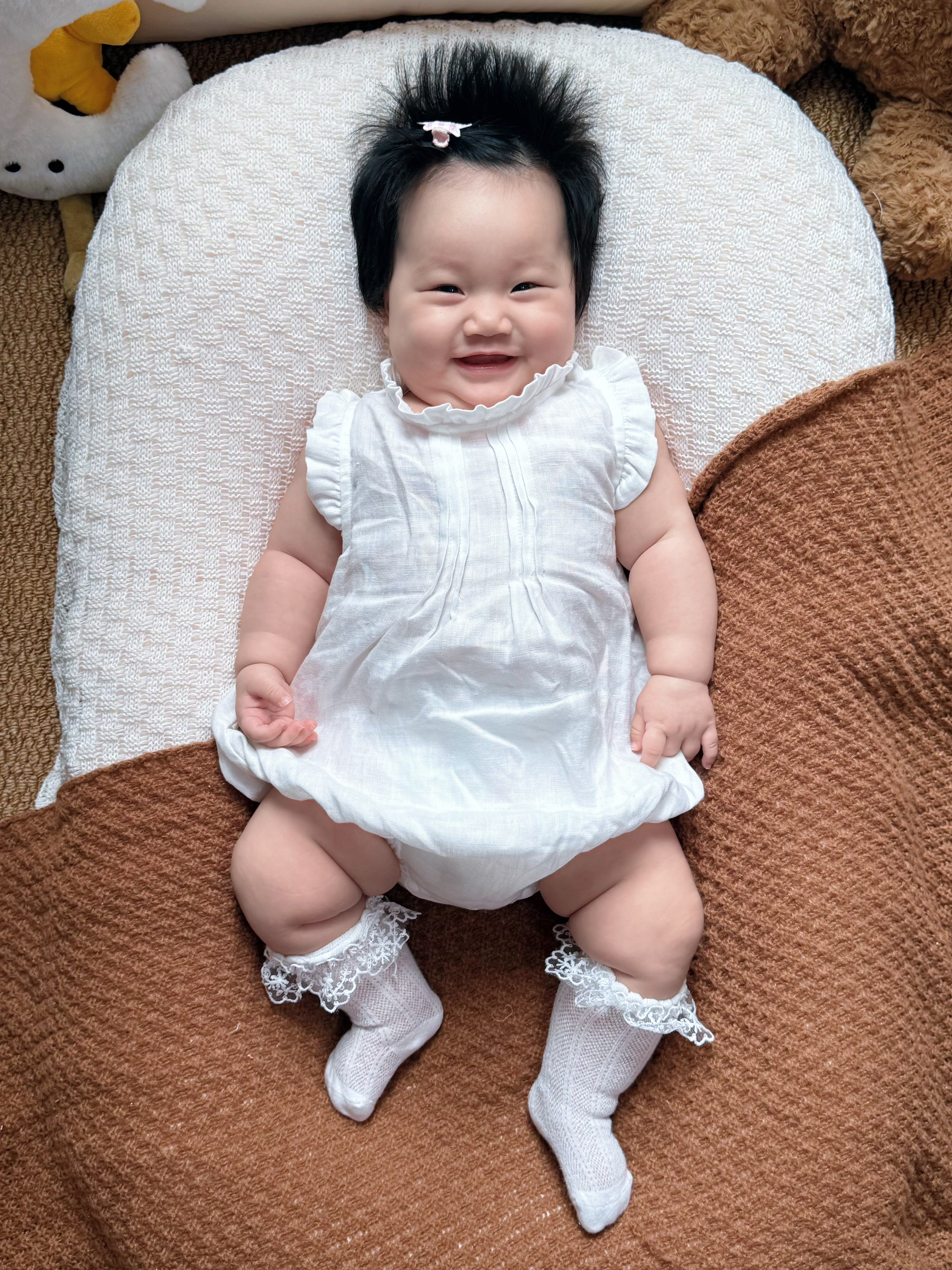 Customer photo for White Linen, 80cm