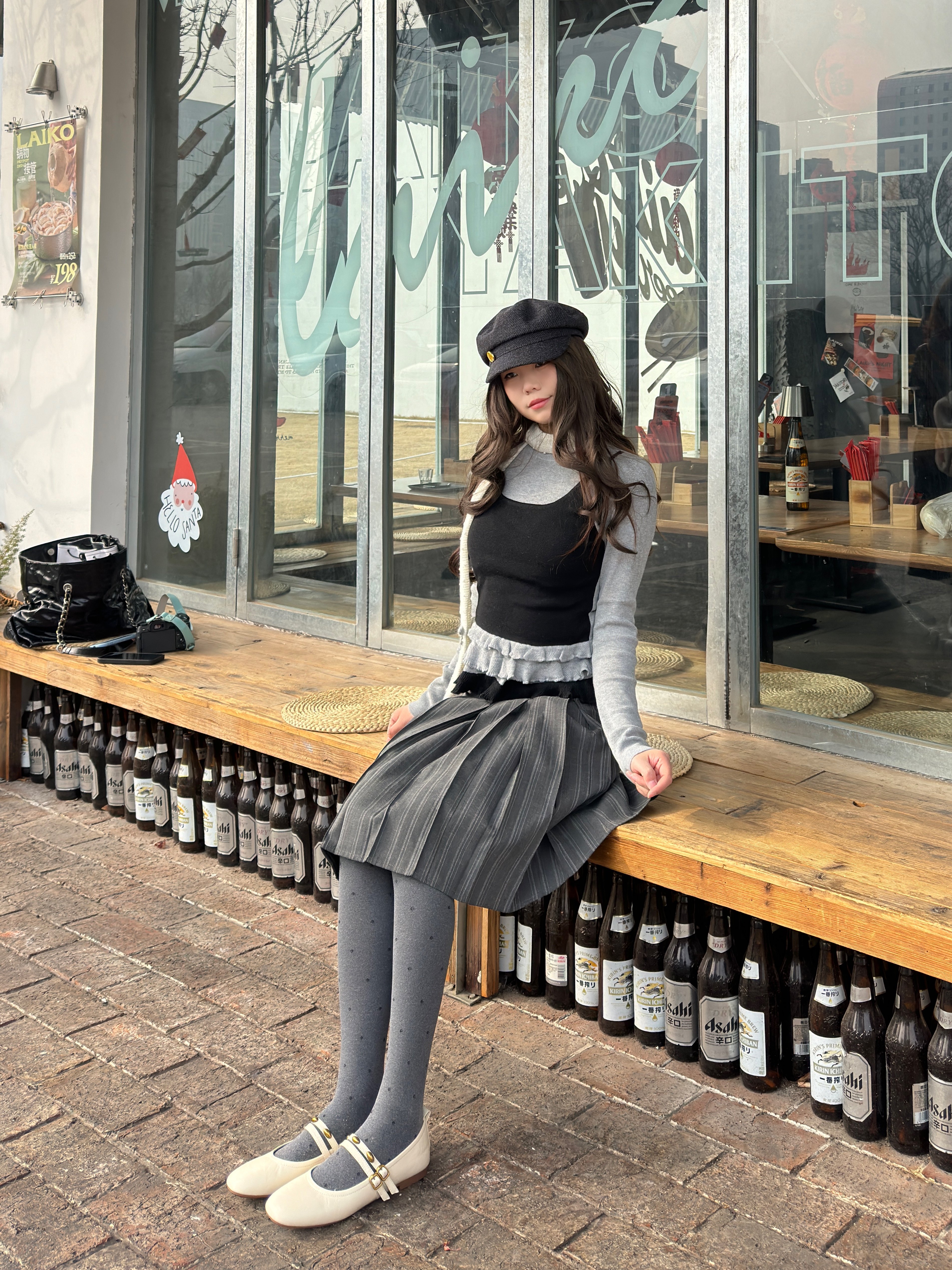 百丽小金豆芭蕾玛丽珍鞋 羊皮材质柔软亲肤 蛋卷鞋底舒适不累脚