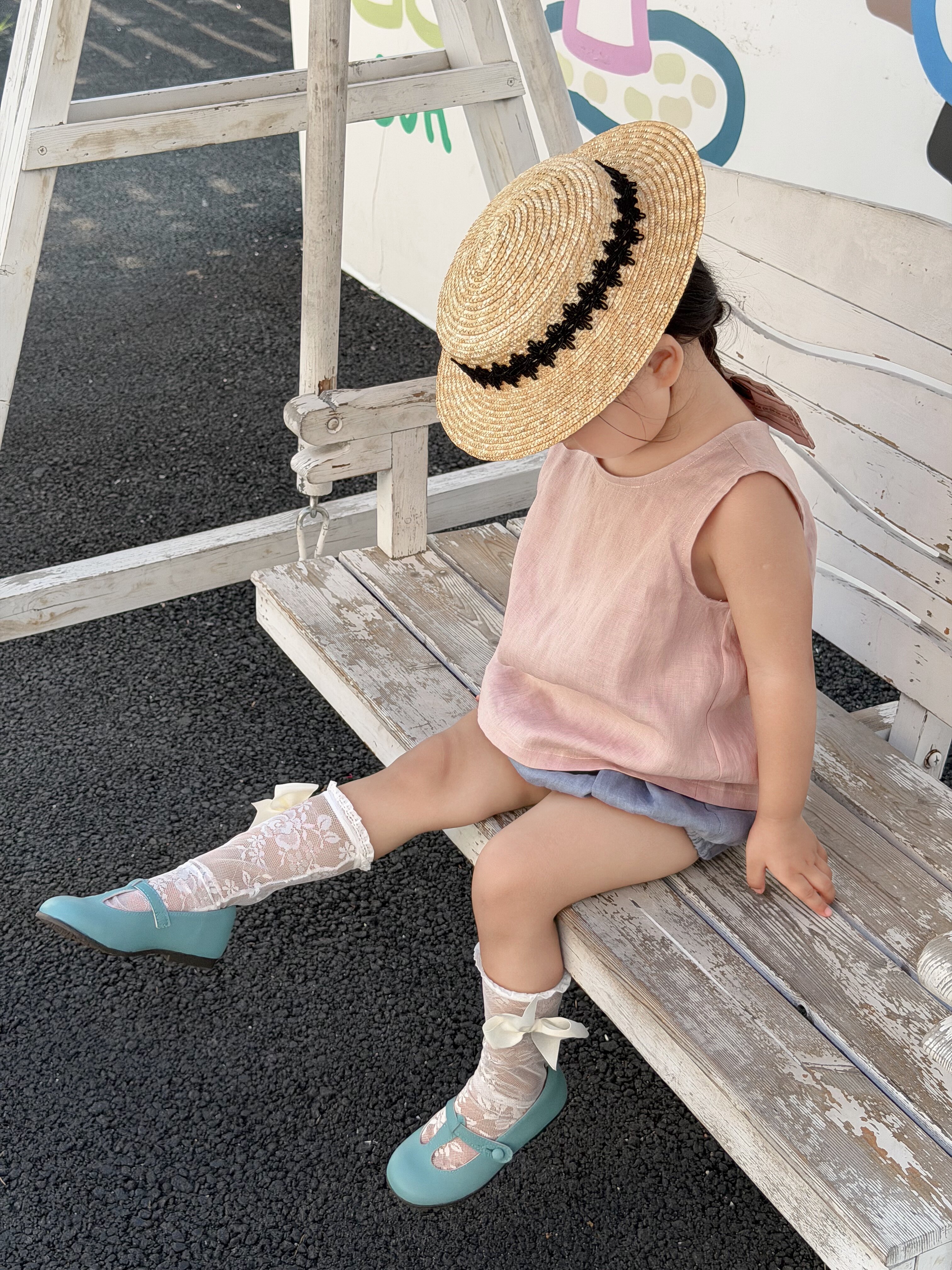 Customer photo for Smoke Pink + Tequila Blue, 100cm