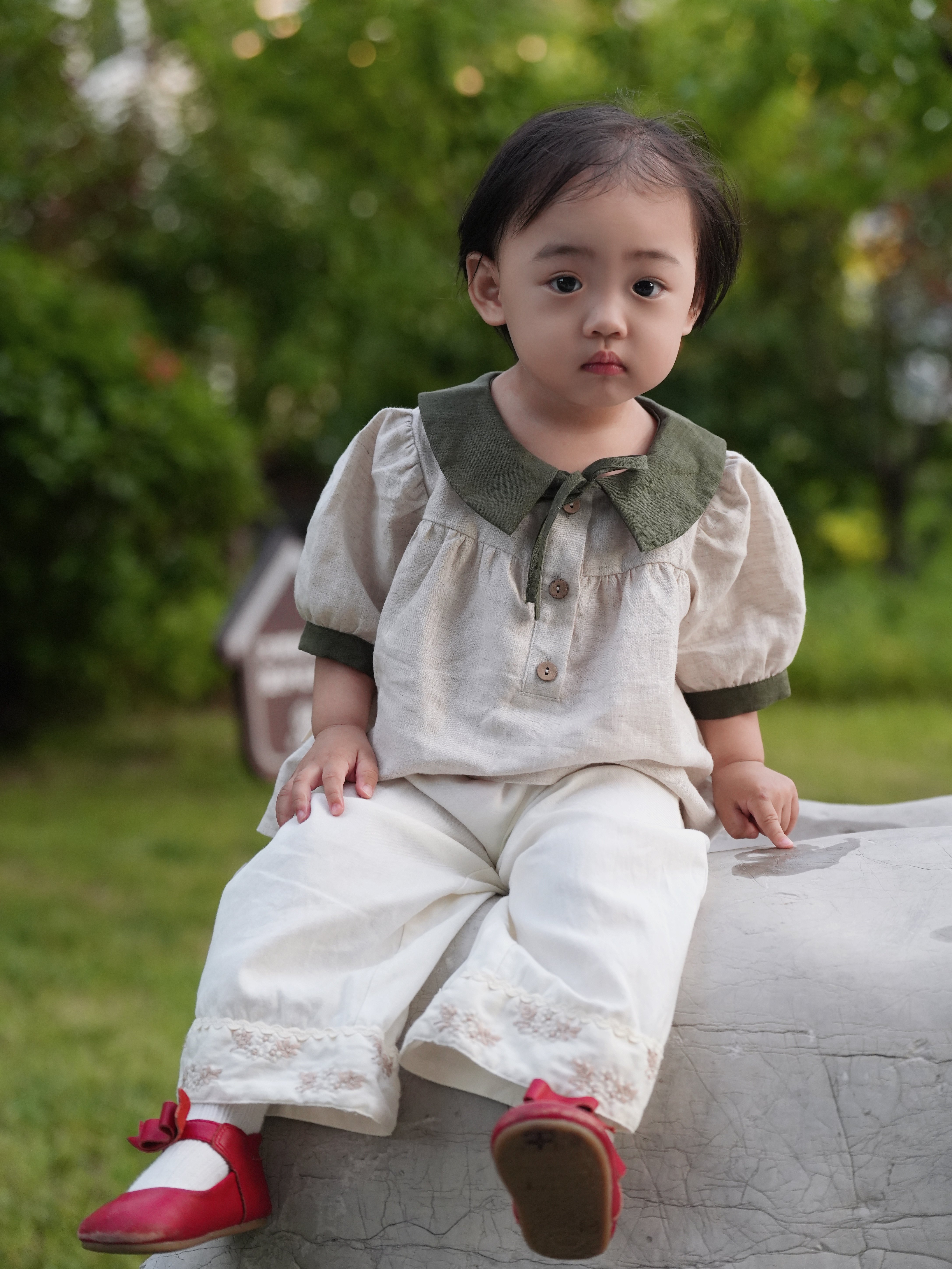 Customer photo for Mocha Grey with Pink Collar (Free Embroidery), 90cm