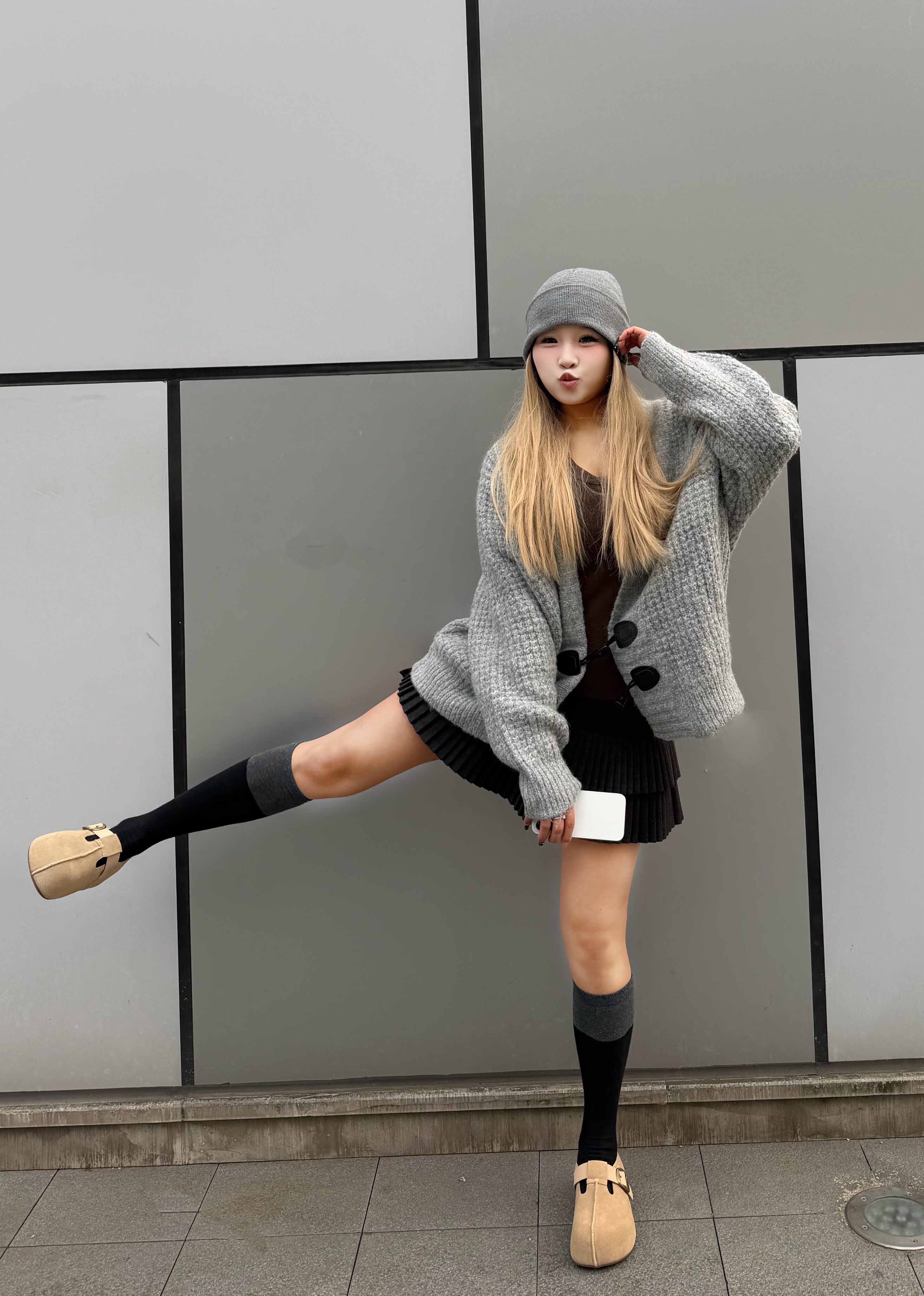 周雨彤同款百丽2代勃肯鞋 厚底花生吐司设计 软弹舒适如踩面包 包头可外穿休闲时髦