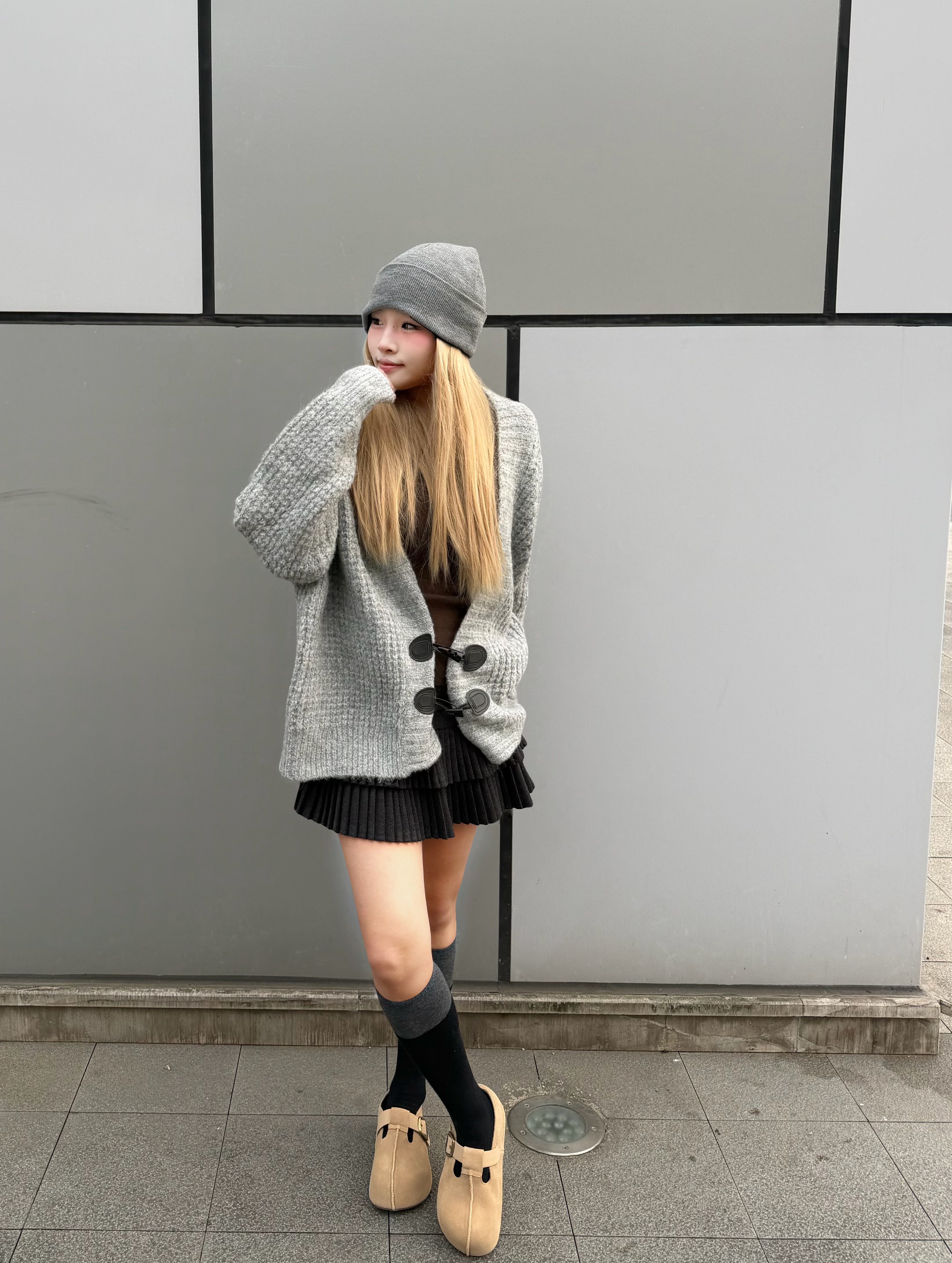 周雨彤同款百丽2代勃肯鞋 厚底花生吐司设计 软弹舒适如踩面包 包头可外穿休闲时髦