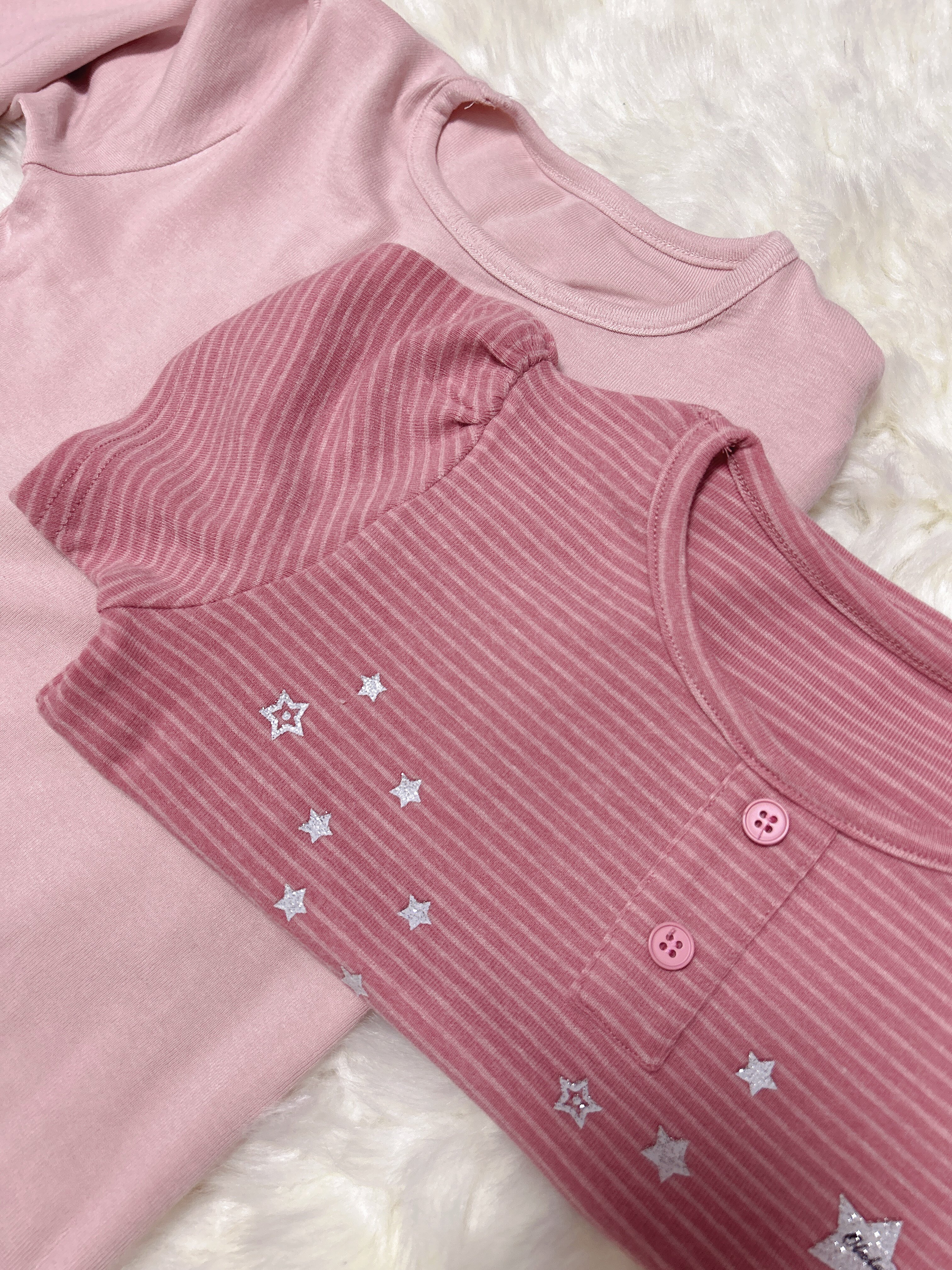 Customer photo for Pink Two-Piece Tee Set, 120cm