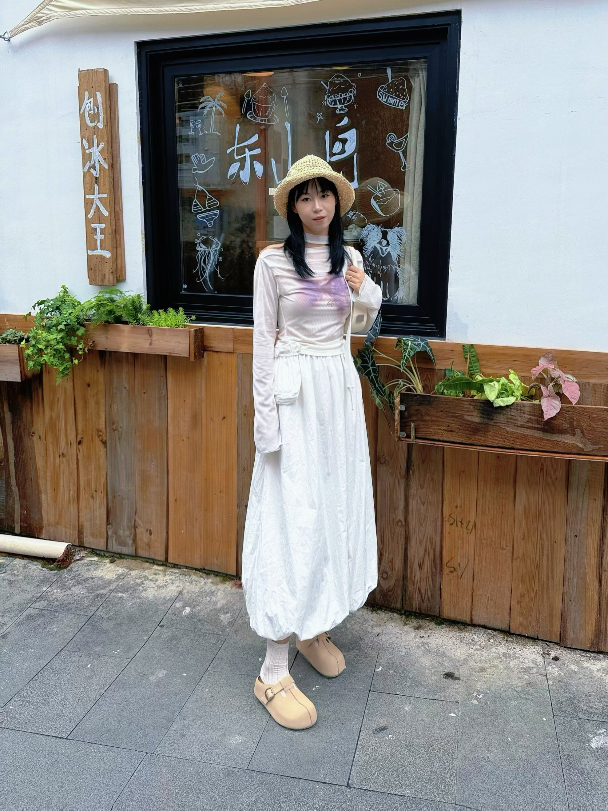 周雨彤同款百丽2代勃肯鞋 厚底花生吐司设计 软弹舒适如踩面包 包头可外穿休闲时髦