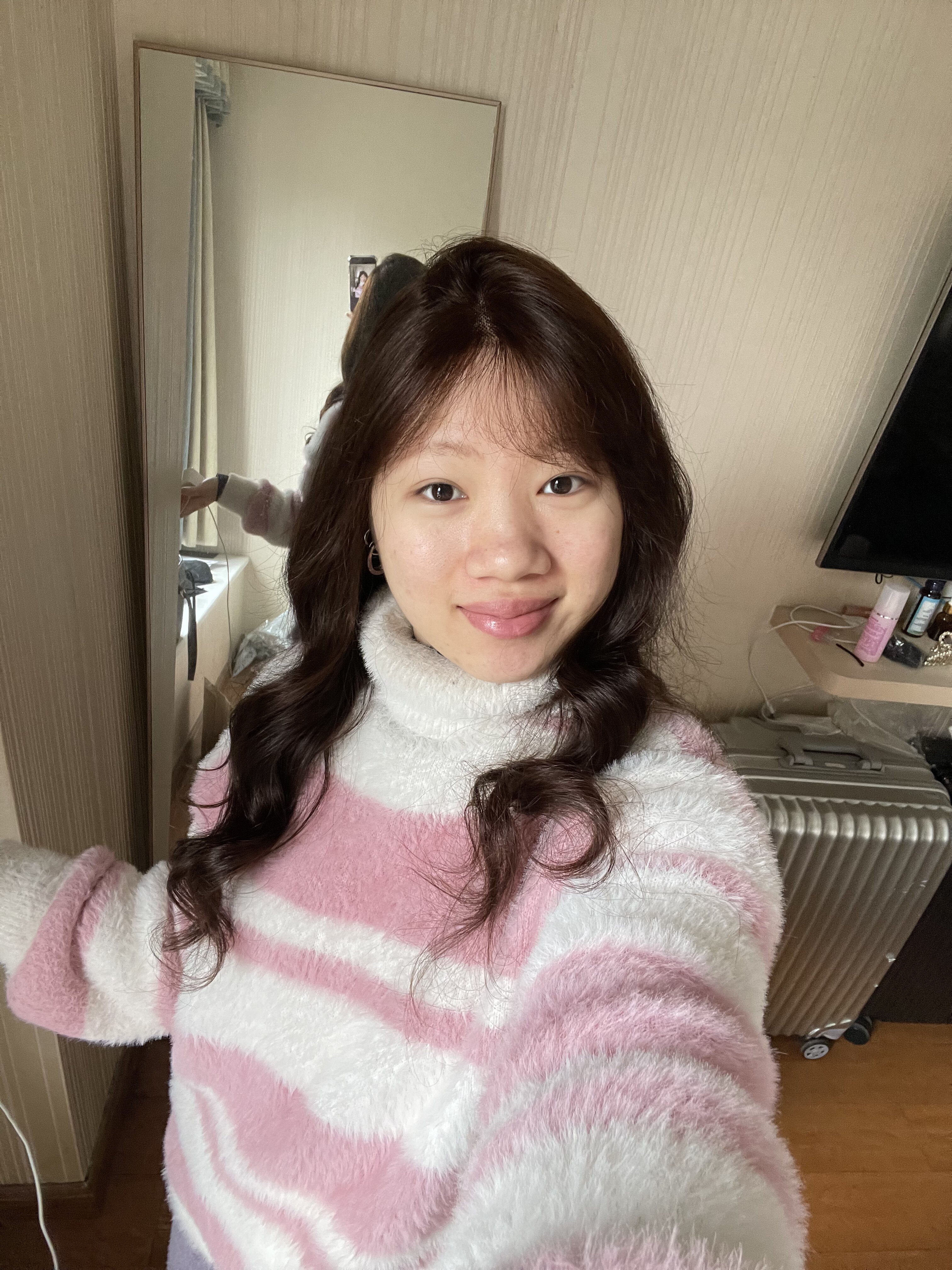 真我整顶全头套假发 大波浪卷发自然蓬松 蕾丝无痕隐形不露边 真发材质可烫染造型
