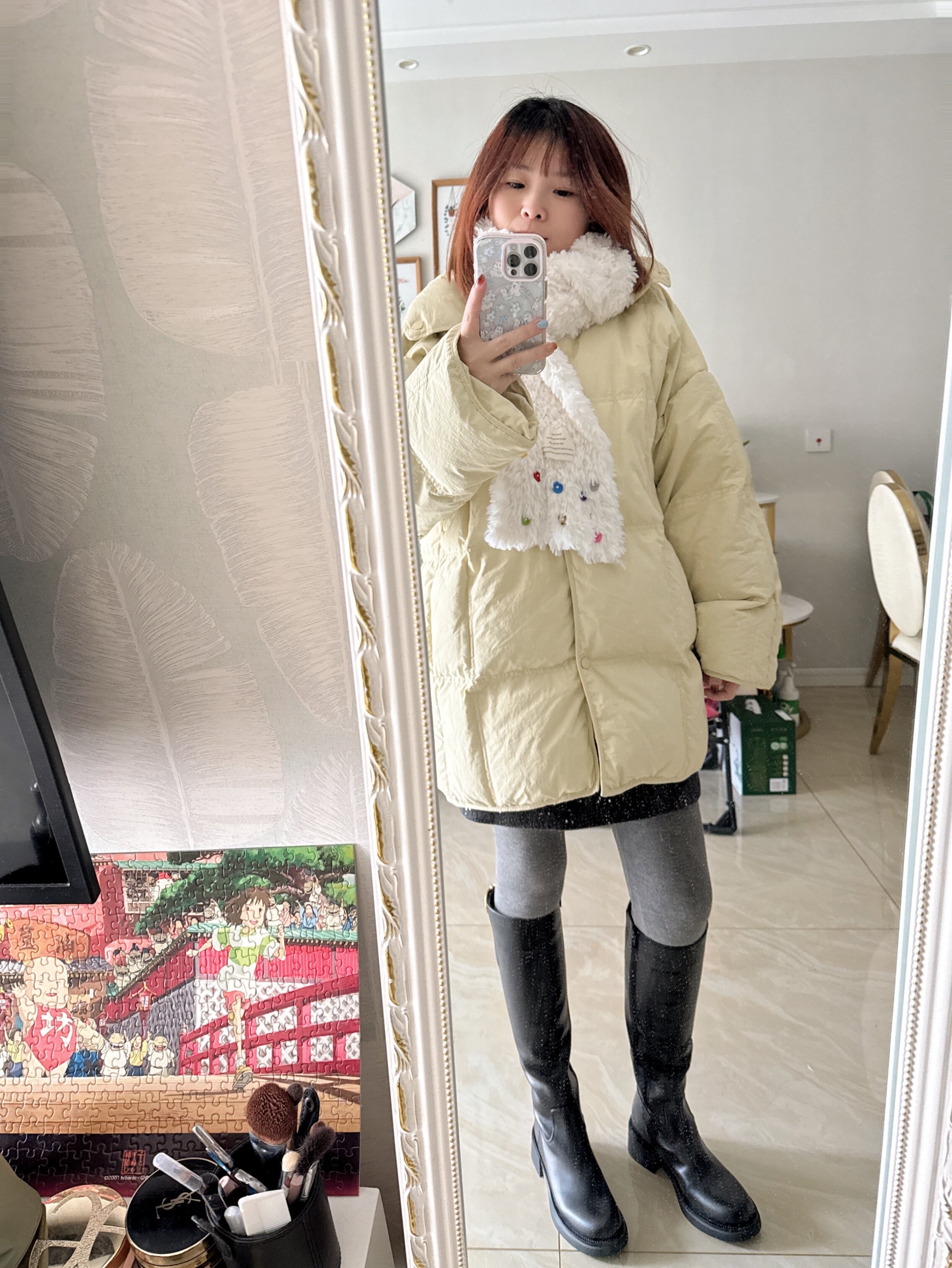 kisscat接吻猫[城市旅人]骑士靴，万茜方枪枪美洋同款真皮皮带扣复古英伦风