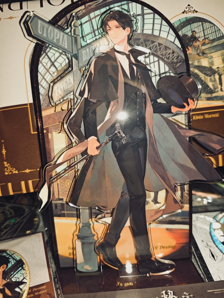 Lord of the Mysteries The Fateful Journey Klein acrylic standee and art card detail image 8