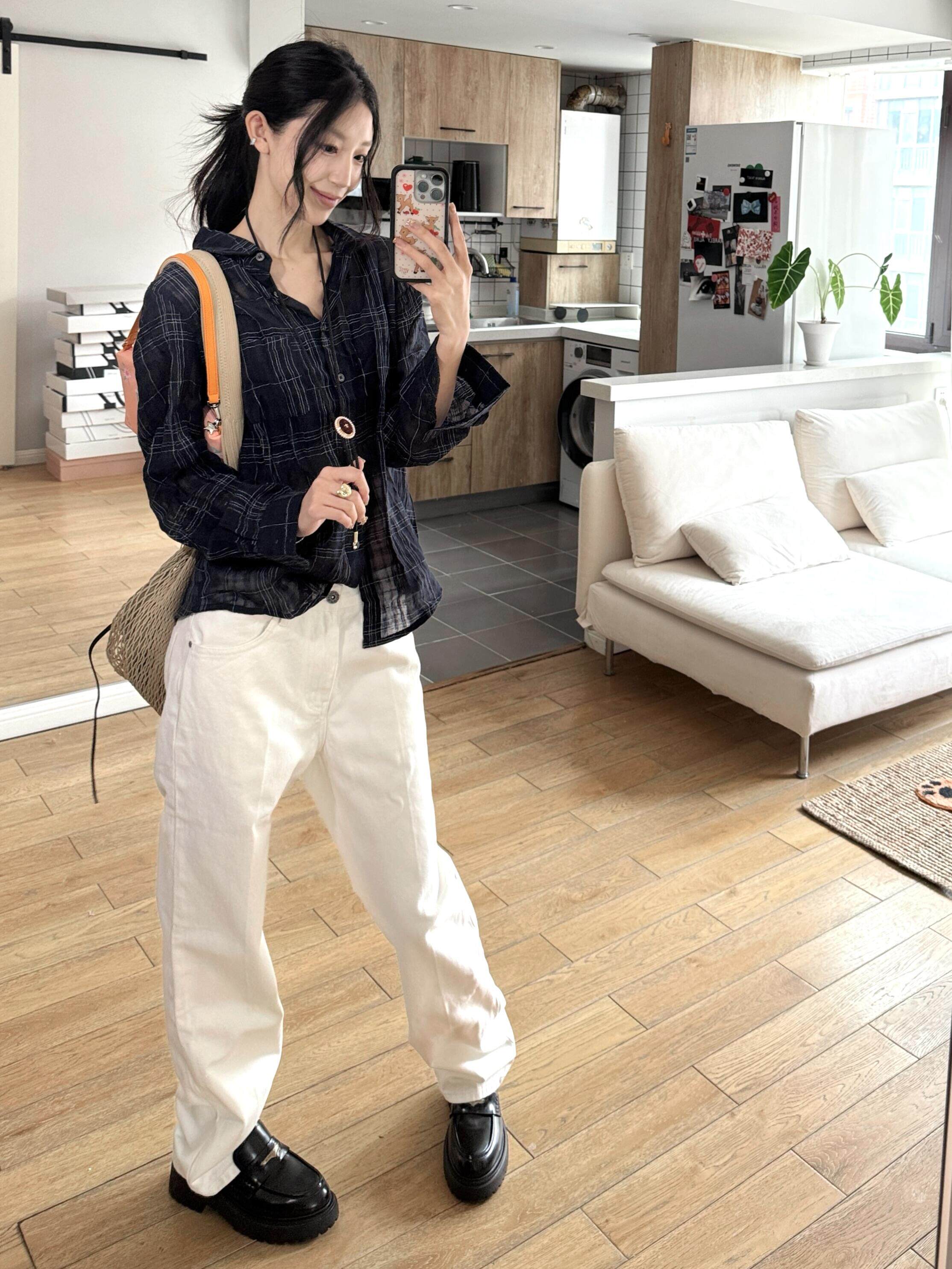 田曦薇同款百丽海鸥乐福鞋2.0 厚底增高设计拉长比例 真皮材质柔软亲肤