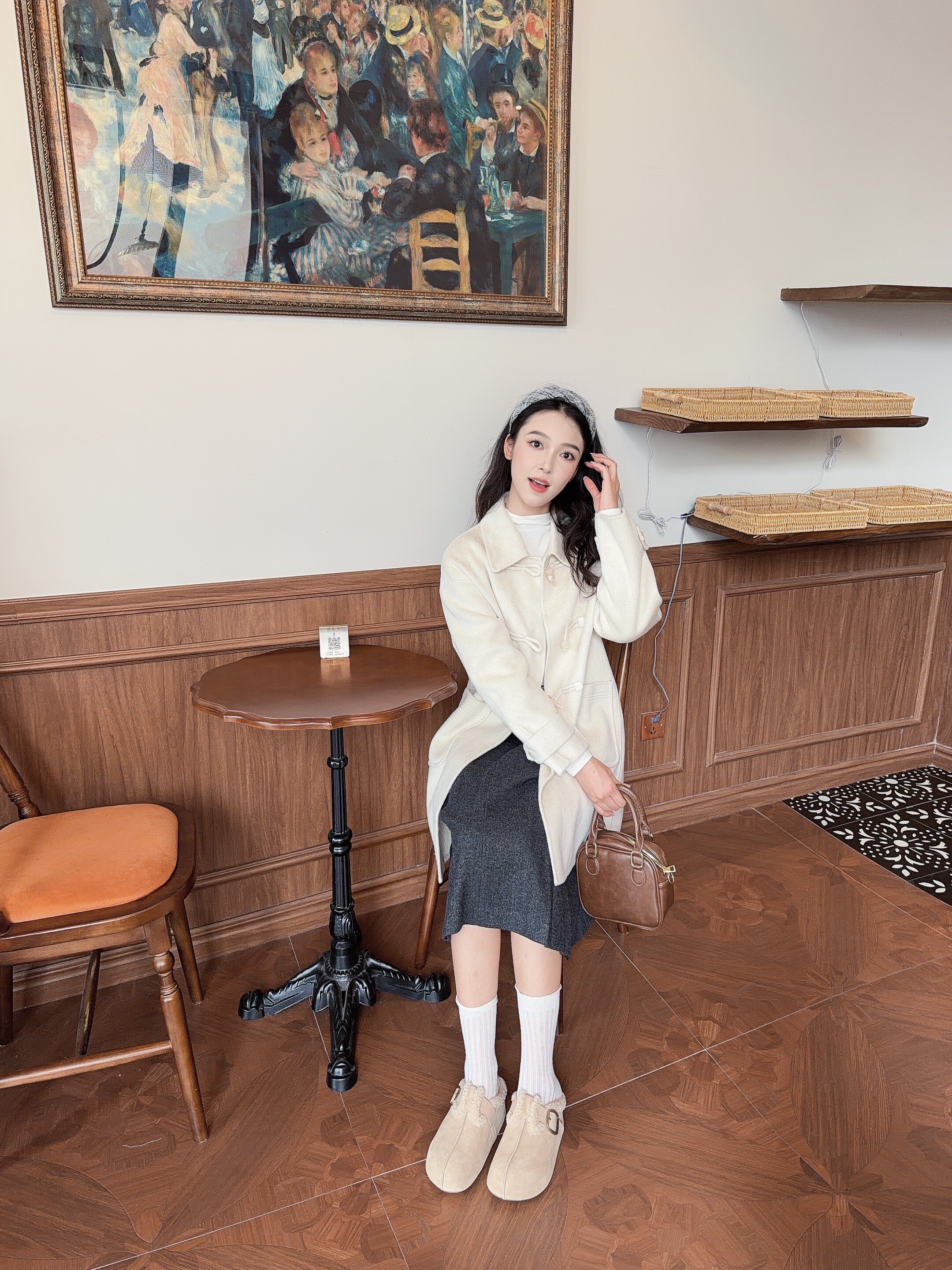 周雨彤同款百丽2代勃肯鞋 厚底花生吐司设计 软弹舒适如踩面包 包头可外穿休闲时髦