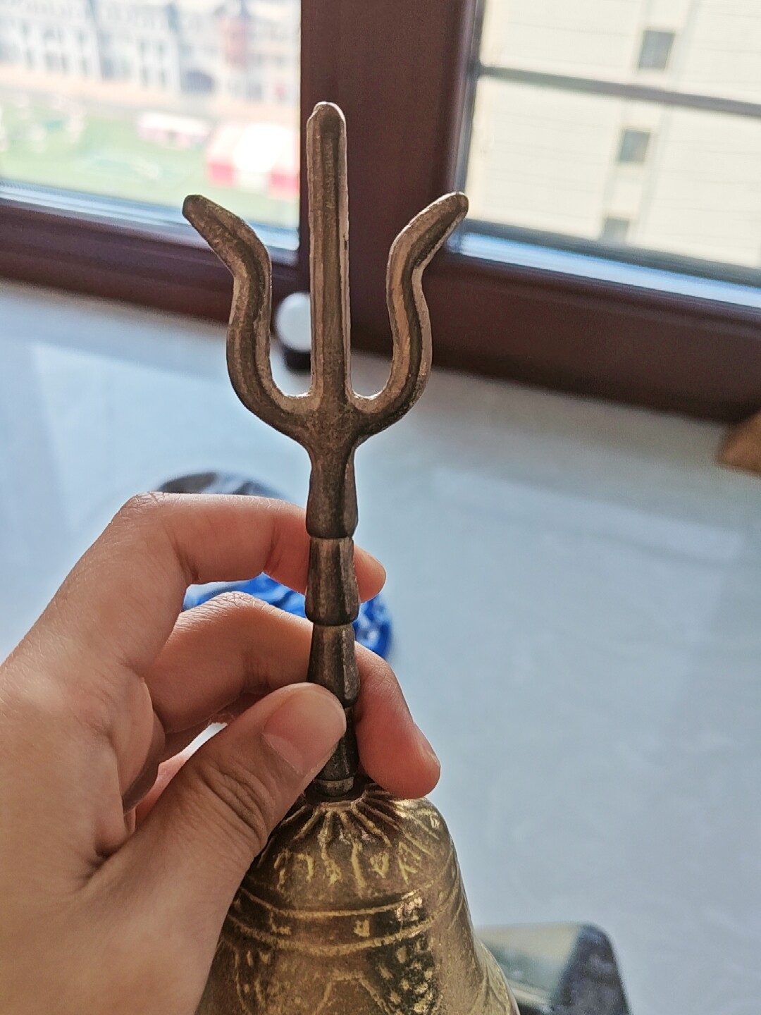 道家法器三叉銅鈴道士用品法鈴三清銅鈴佛道教用銅鈴-Taobao-Tmall