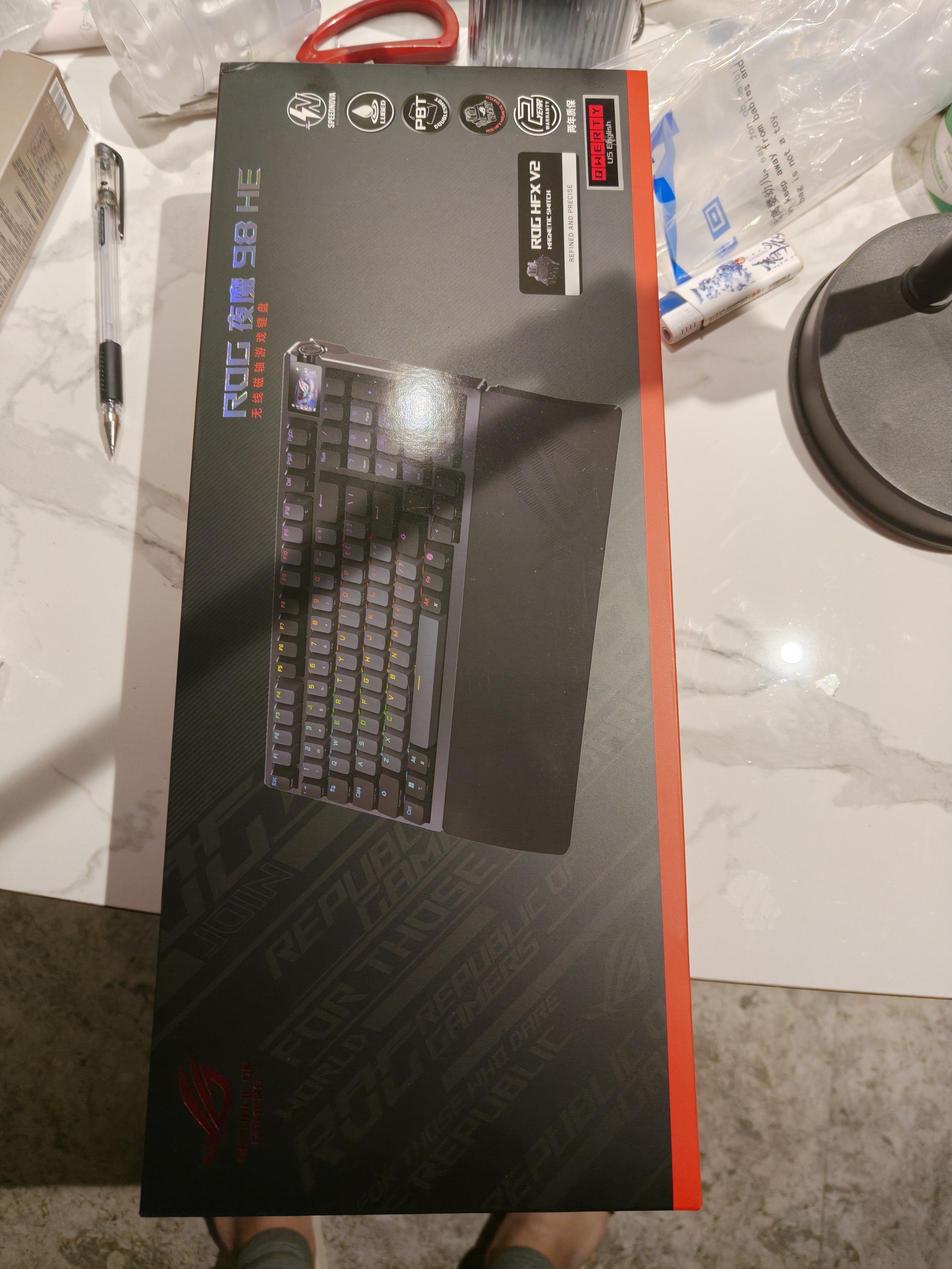 ROG夜魔98HE磁轴键盘三模无线客制化电竞游戏8K回报率机械键盘评价 - 淘宝网