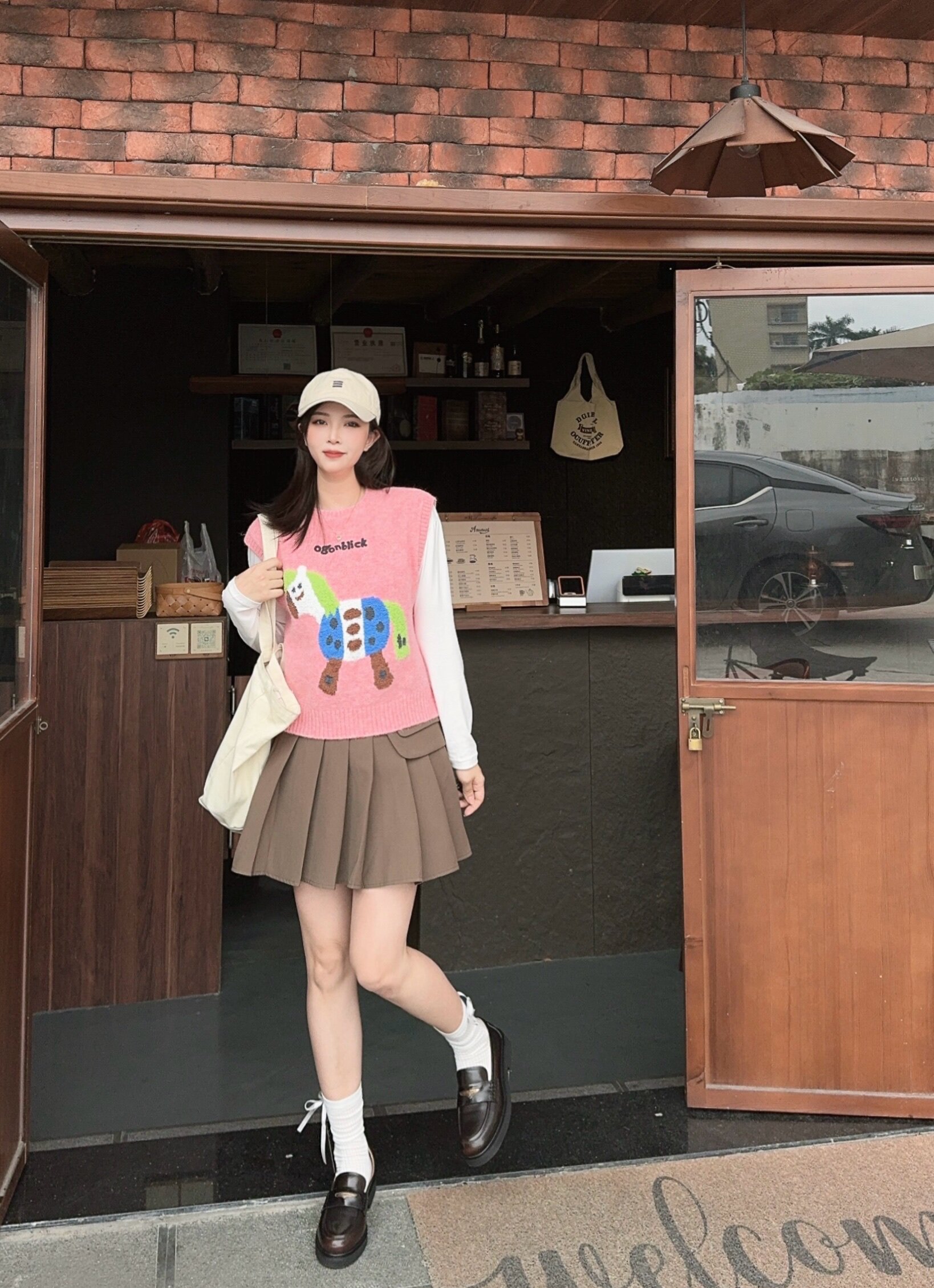 田曦薇同款百丽海鸥乐福鞋2.0 厚底增高设计拉长比例 真皮材质柔软亲肤