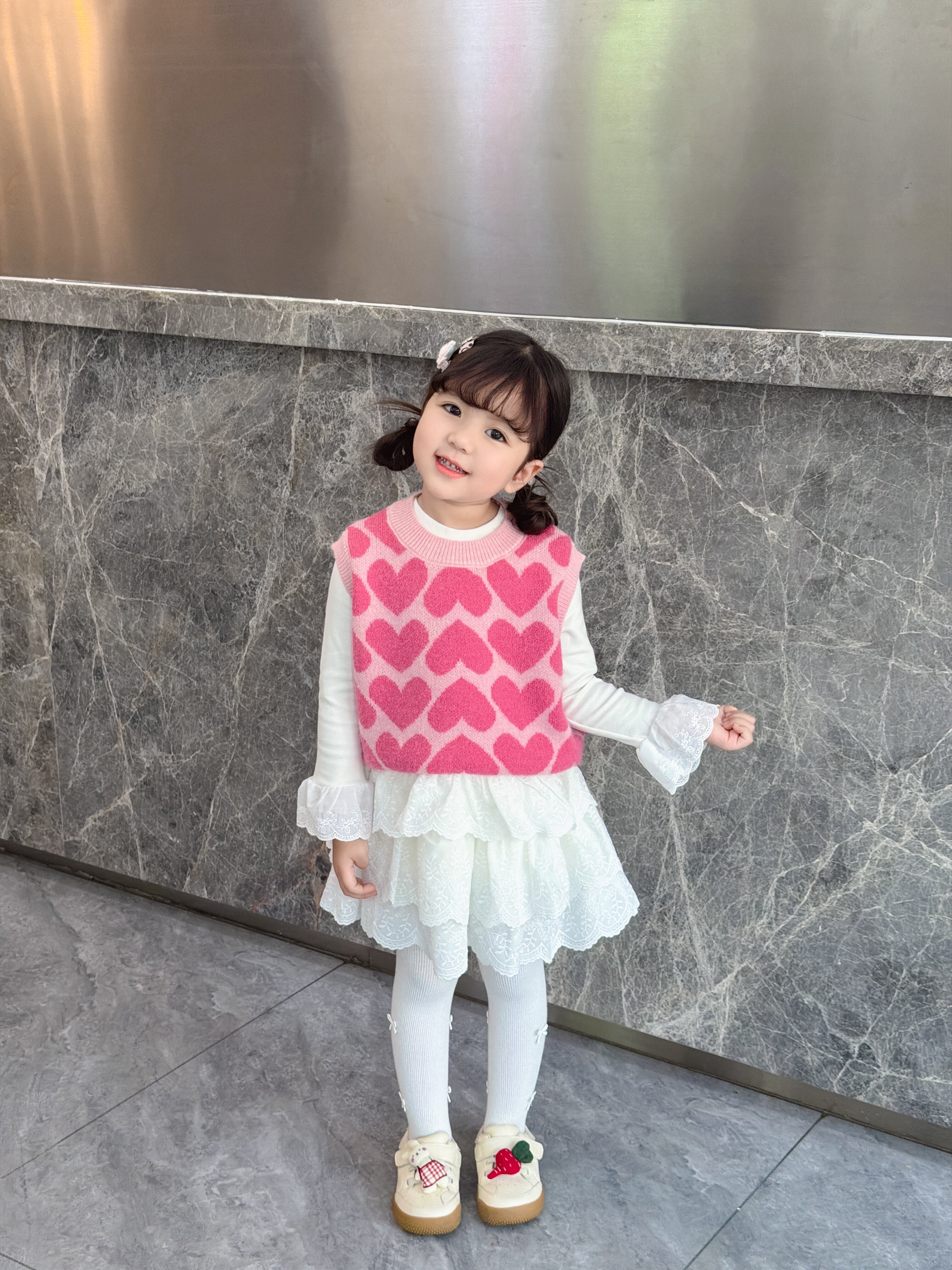 Customer photo for Pink Vest Only, 100cm