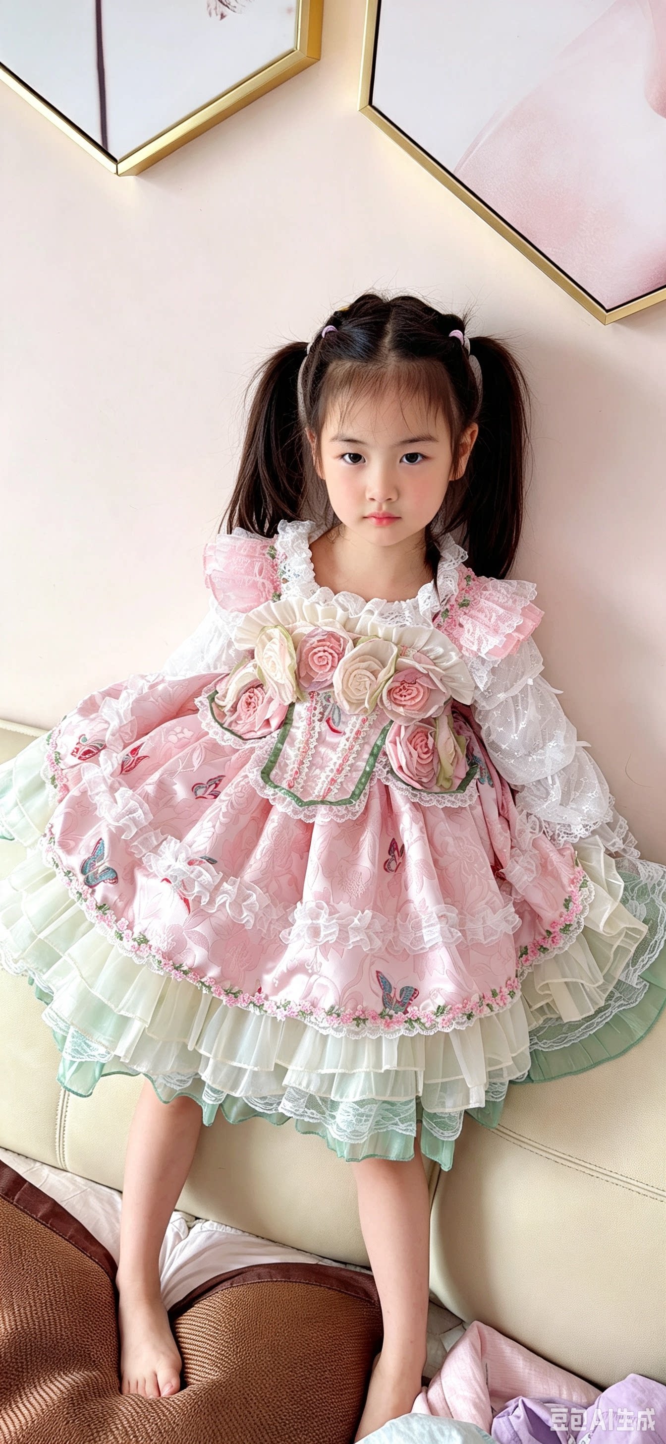 Customer photo for Pink tank dress; 110cm