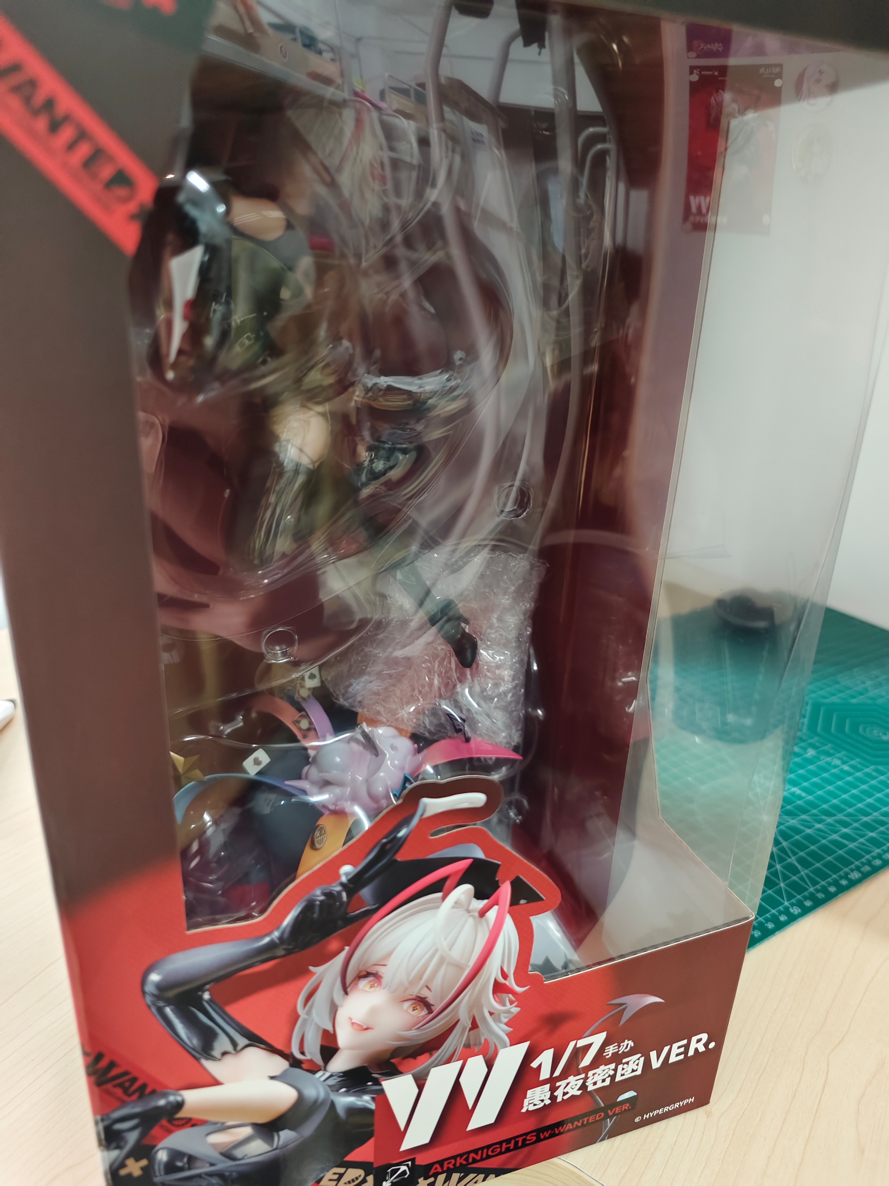 明日方舟W 1/7手办295mm动漫官方授权周边愚夜密函版-Taobao-Tmall