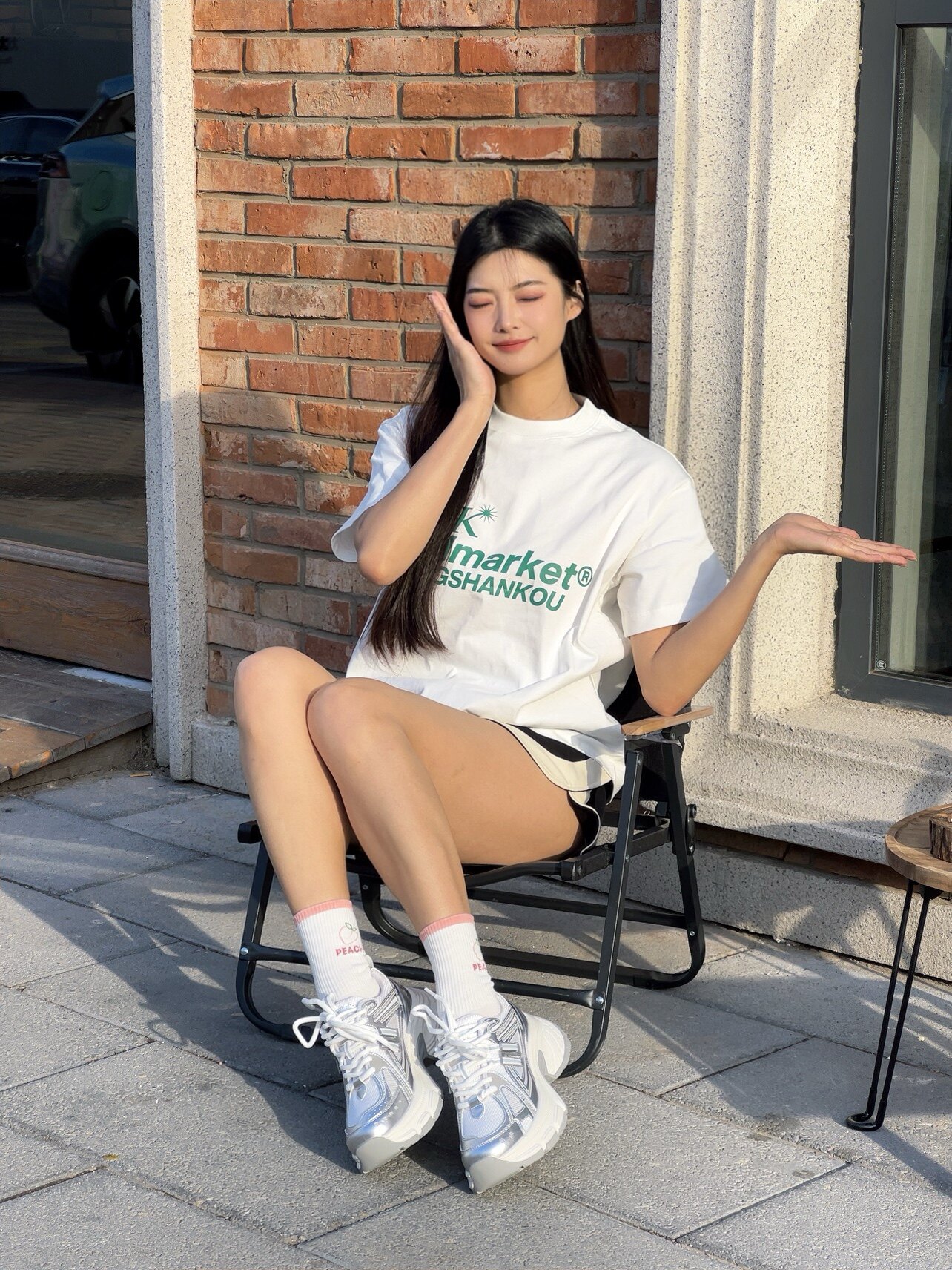 张凌赫同款百丽蓝鲸老爹鞋 灰色网面透气舒适 厚底增高拉长比例