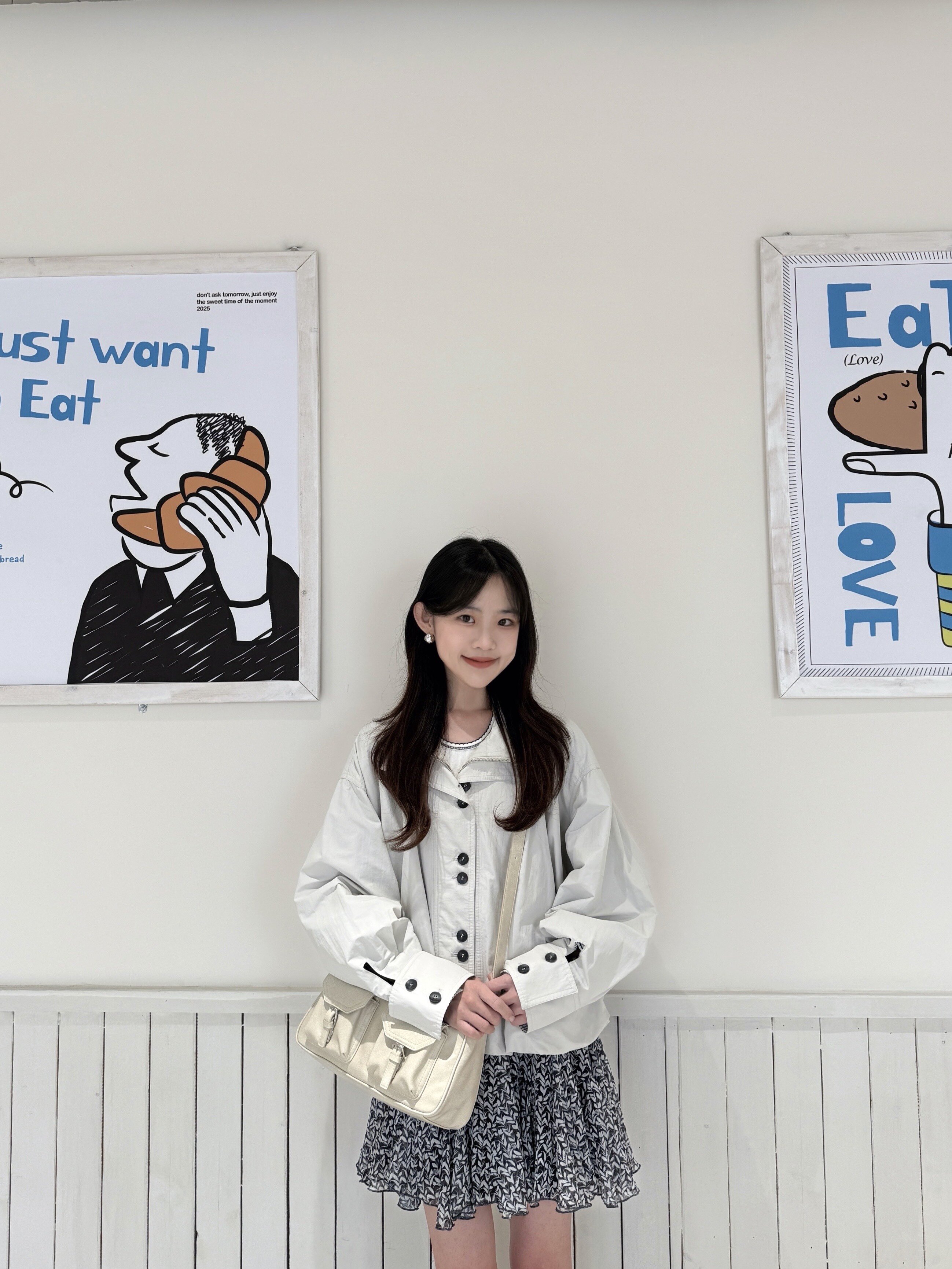 ELLE夏季法式碎花伞裙A字版型遮肉显瘦 碎花图案清新浪漫小众设计别致不撞款