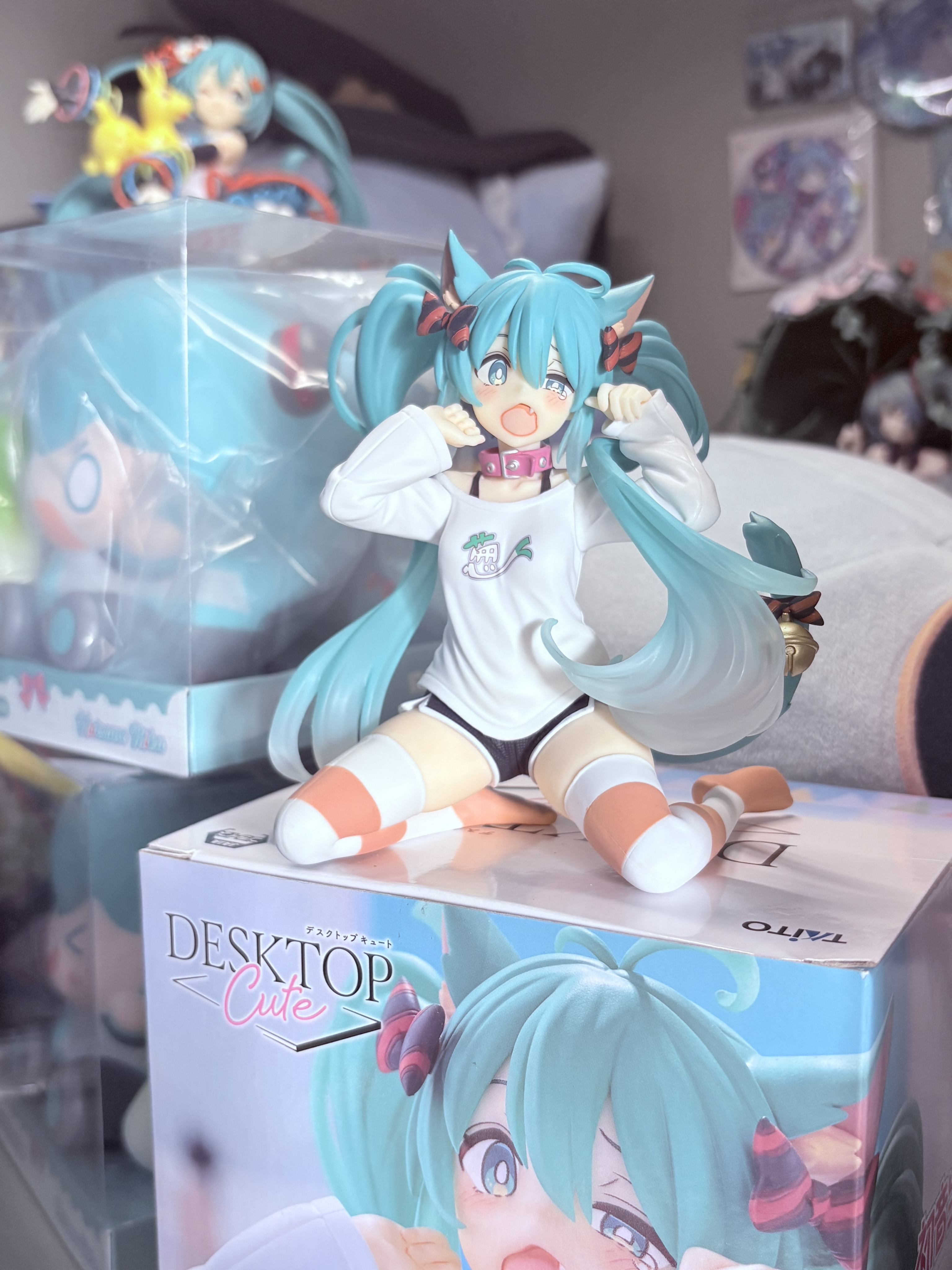 TAiTO 組立景品模型Desktop Cute 初音未來貓耳短袖衣78000