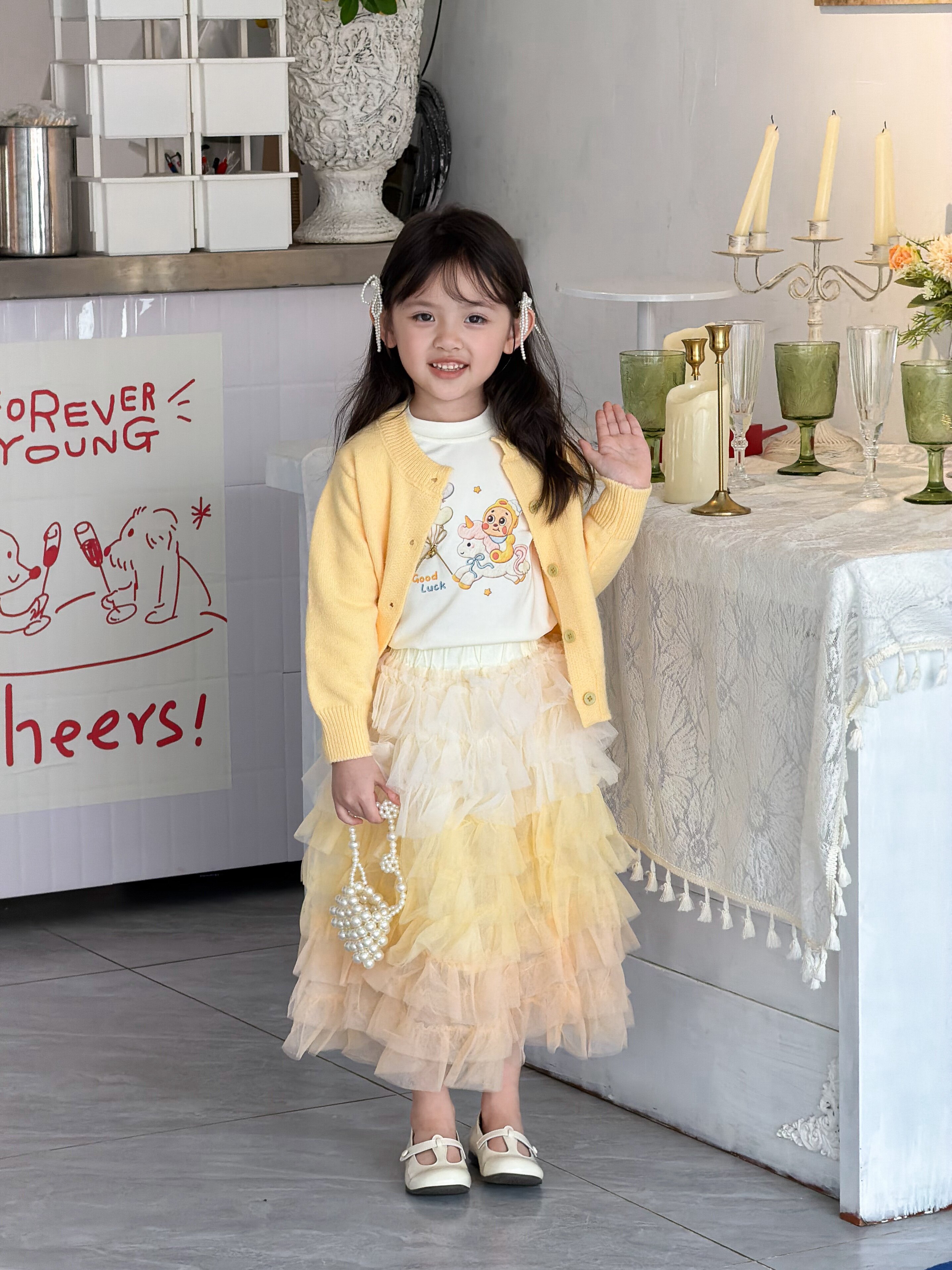 Customer photo for Yellow Skirt, 110cm