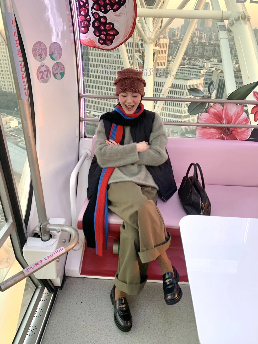 田曦薇同款百丽海鸥乐福鞋2.0 厚底增高设计拉长比例 真皮材质柔软亲肤