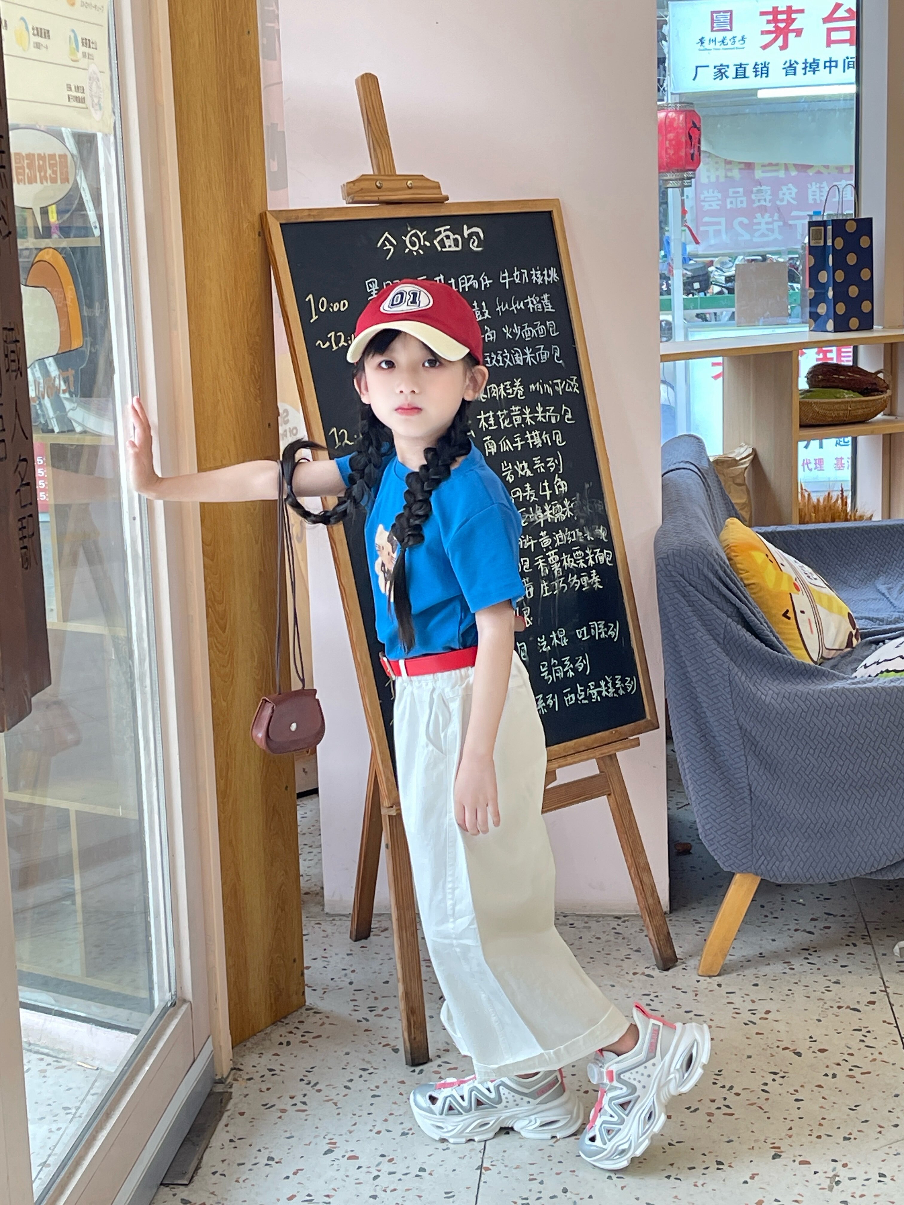 Customer photo for Tee + Pants + Belt (3-Piece), 120cm