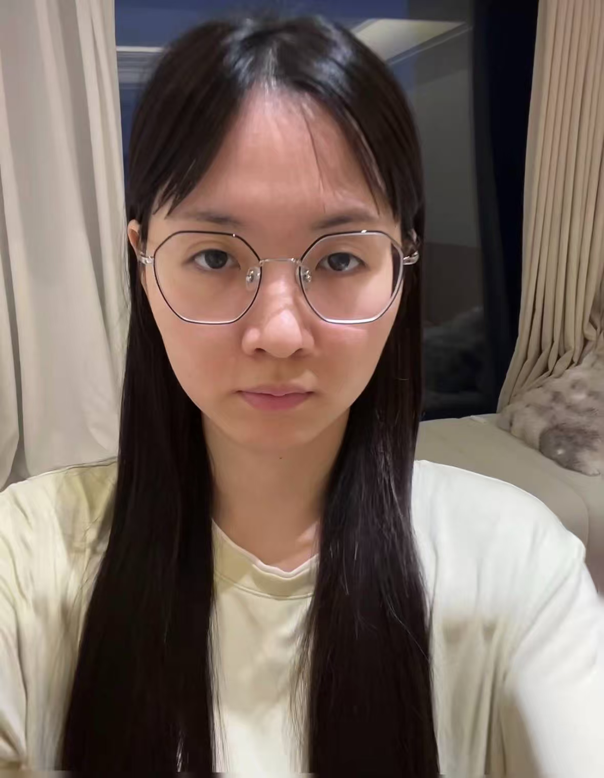 真我黑长直漫画齐刘海假发套 全真发整顶设计 自然隐形无痕贴合 长发飘逸顺滑