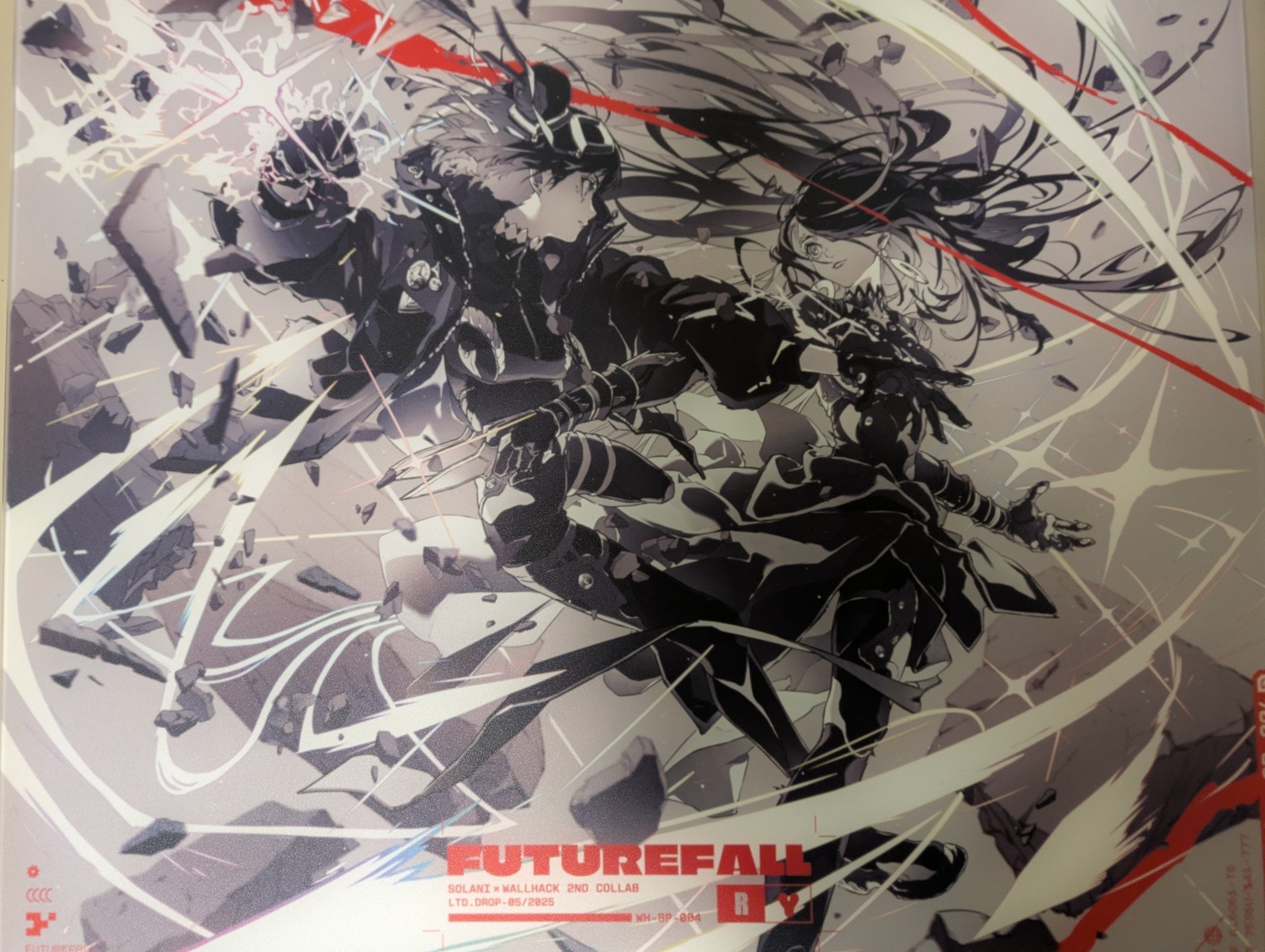 WALLHACK 4.0 Futurefall未來降臨電競鋼化順滑玻璃滑鼠墊復刻版