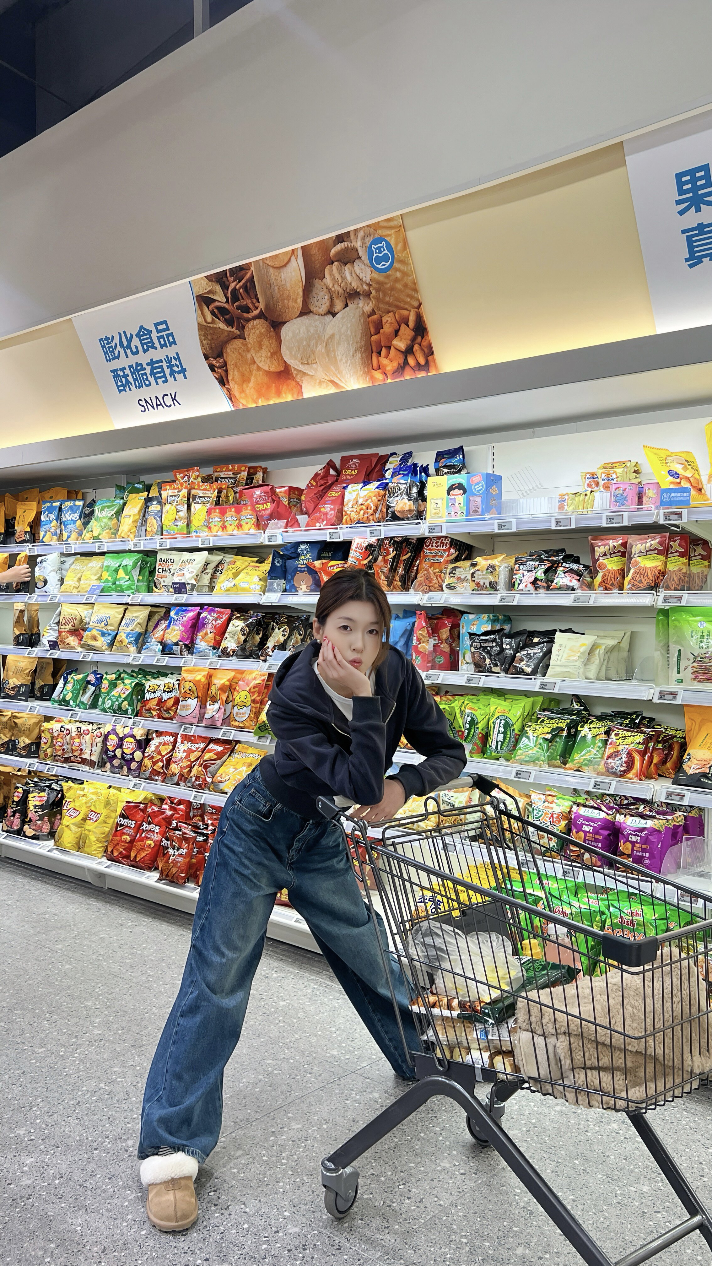 ABWEAR春夏复古神裤 深色阔腿直筒版型 遮肉显瘦不挑腿型 宽松裤管包容各种身材