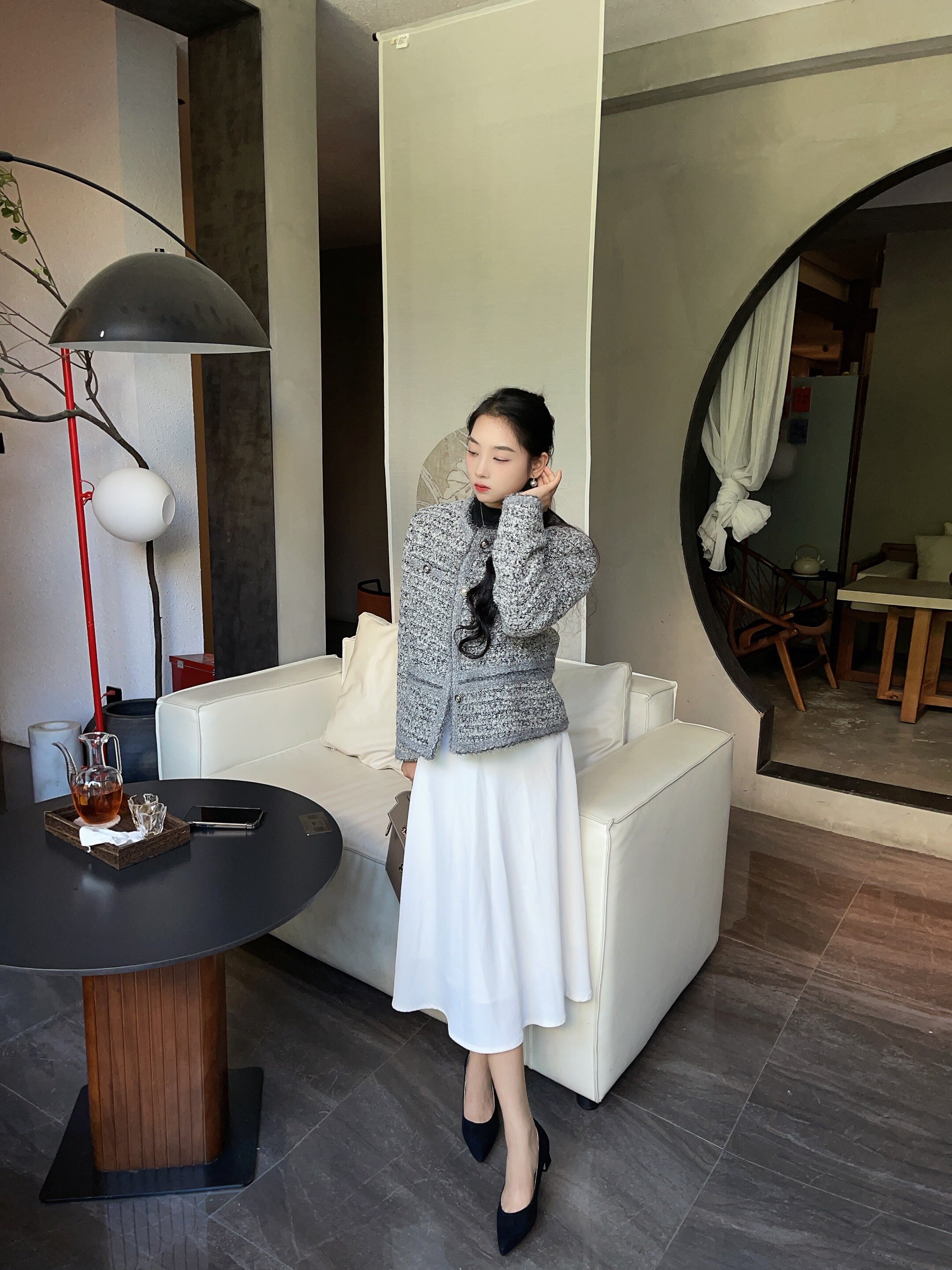 7or9黑色高跟鞋：空气棉"仙草"科技的职场舒适美学