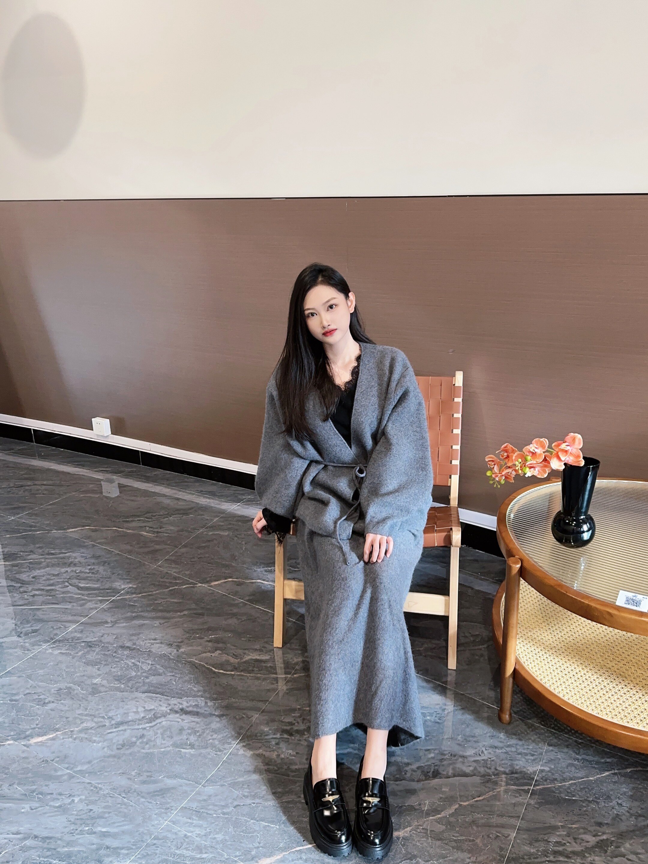 田曦薇同款百丽海鸥乐福鞋2.0 厚底增高设计拉长比例 真皮材质柔软亲肤