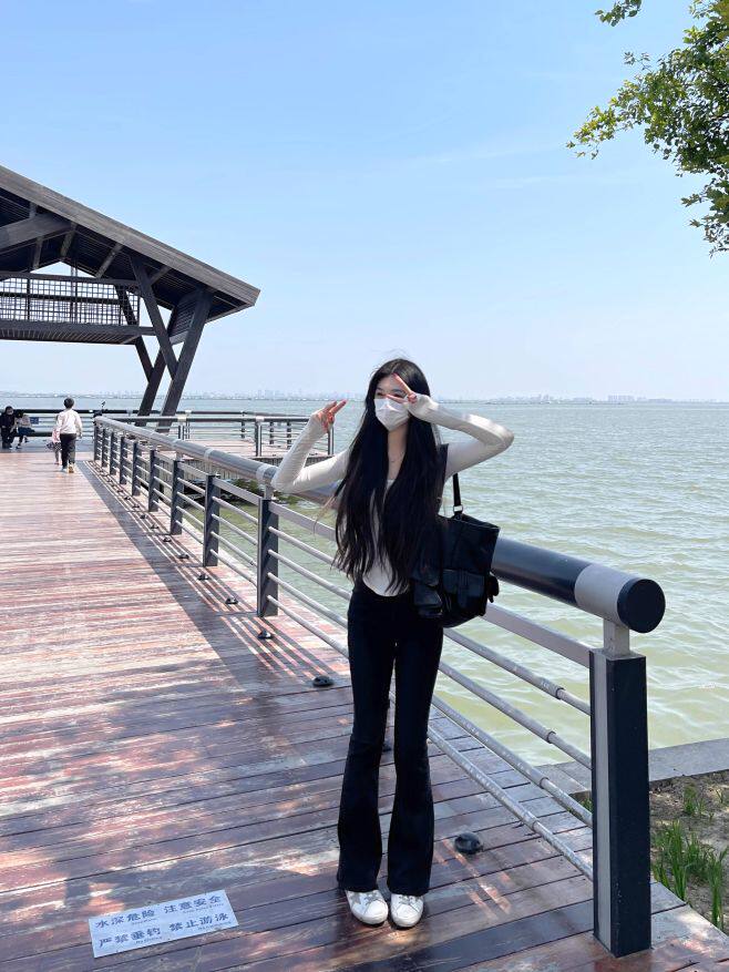 LinLin优品时尚夏季微喇鲨鱼裤 瑜伽收腹提臀一步到位 高腰设计拉长比例