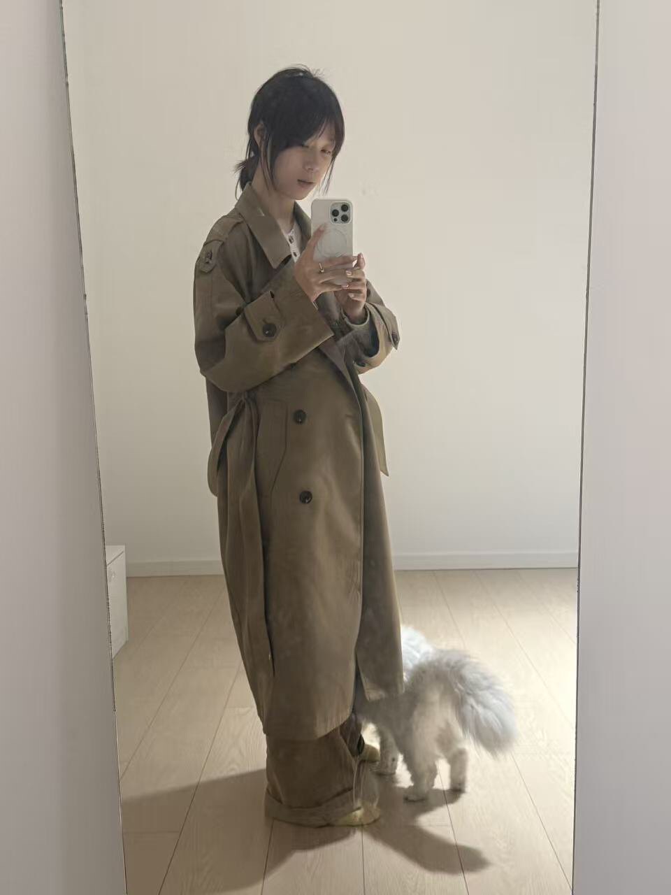 解锁法式优雅密码——周淼ZHOUMIAO"巴黎旧梦"风衣穿搭图鉴