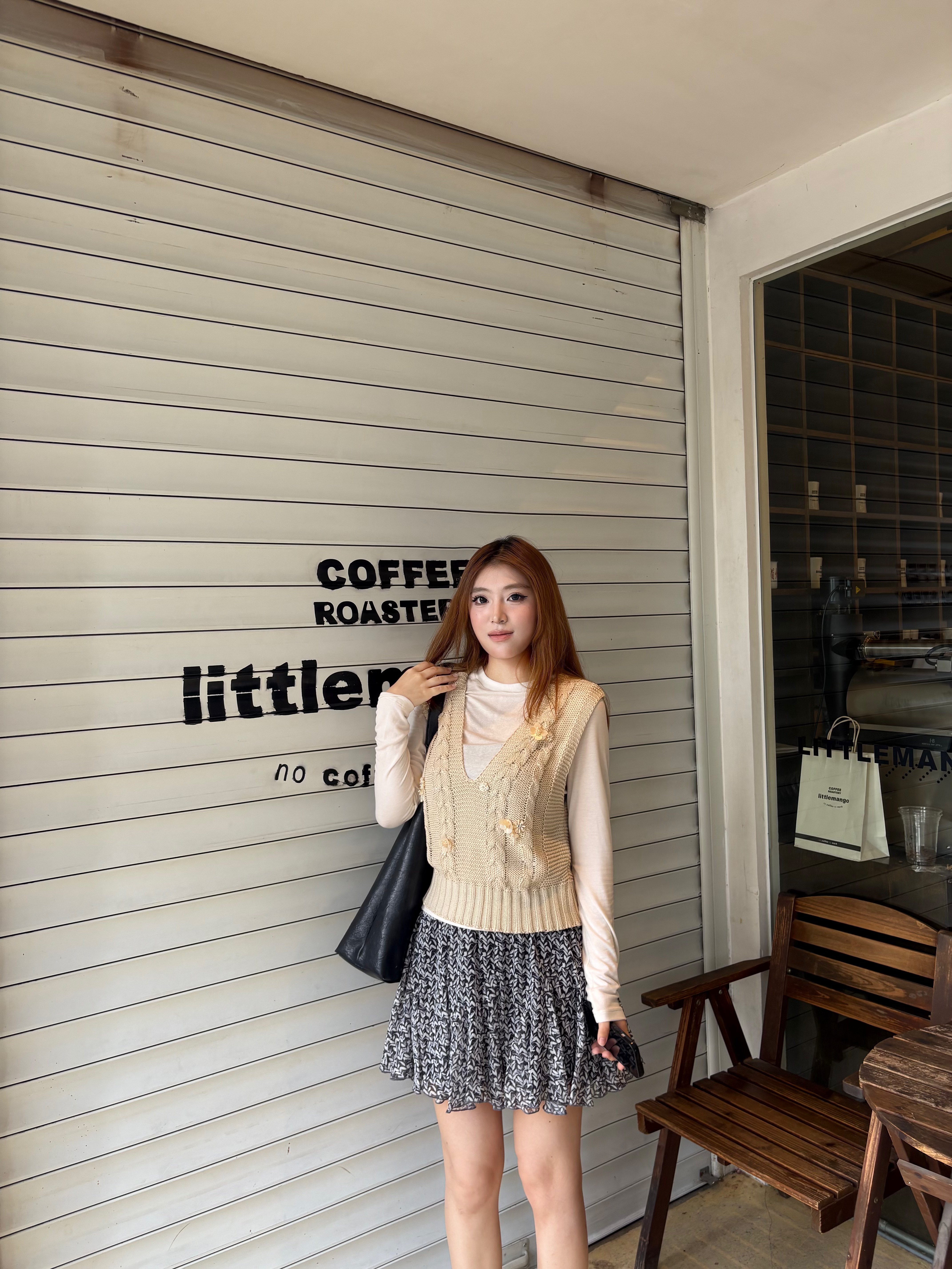 ELLE夏季法式碎花伞裙A字版型遮肉显瘦 碎花图案清新浪漫小众设计别致不撞款