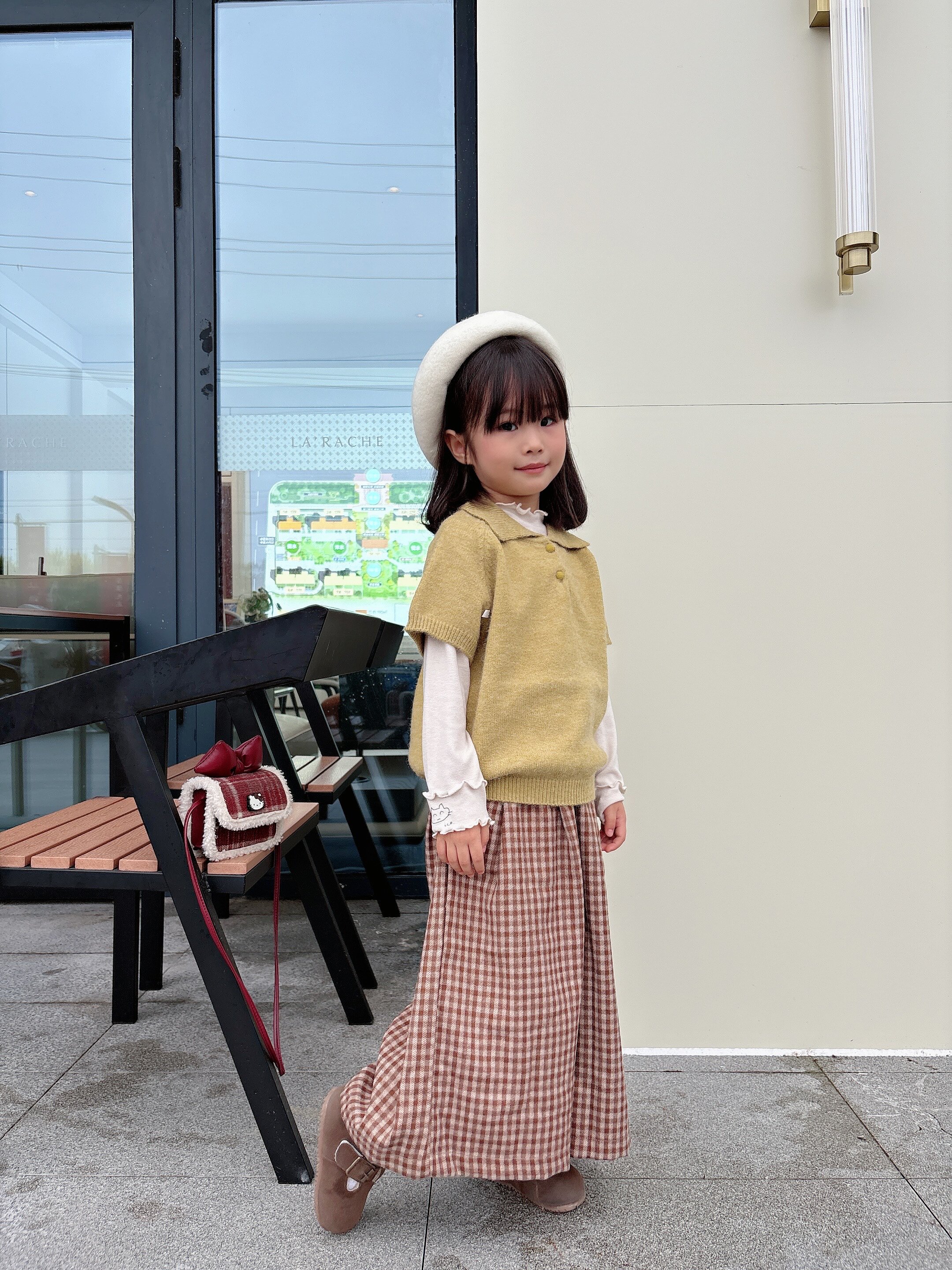 Customer photo for Green Knit Polo, 110cm