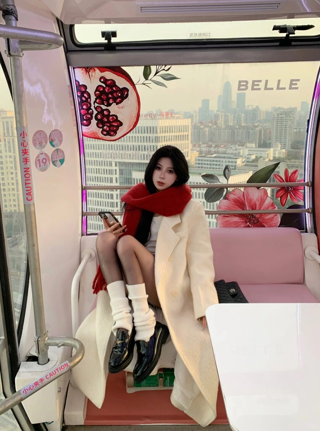 田曦薇同款百丽海鸥乐福鞋2.0 厚底增高设计拉长比例 真皮材质柔软亲肤