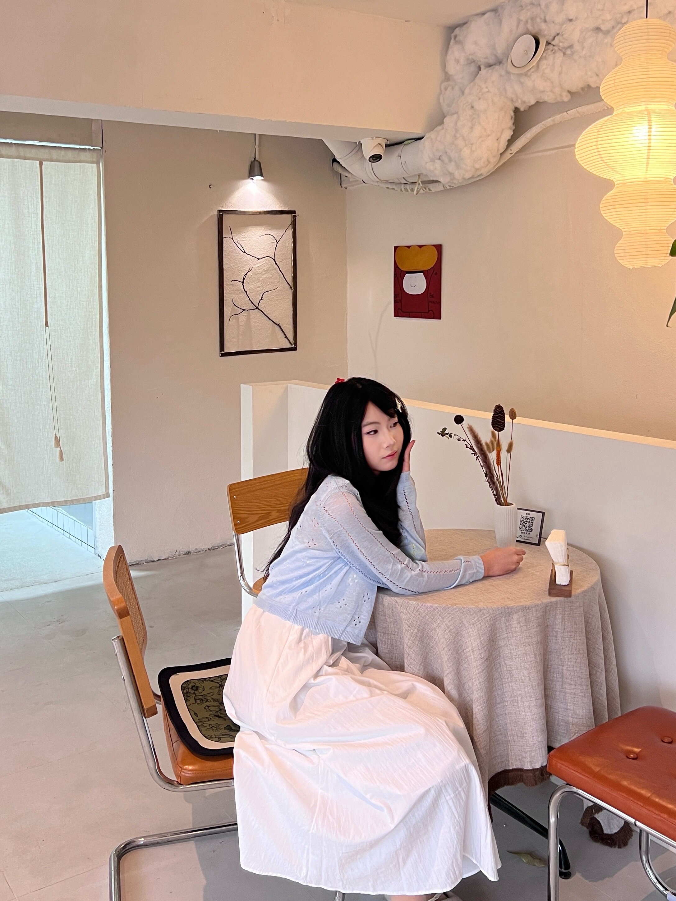 曾小咸韩系蓝色吊带镂空针织开衫 短款设计拉长比例透气防晒不闷热