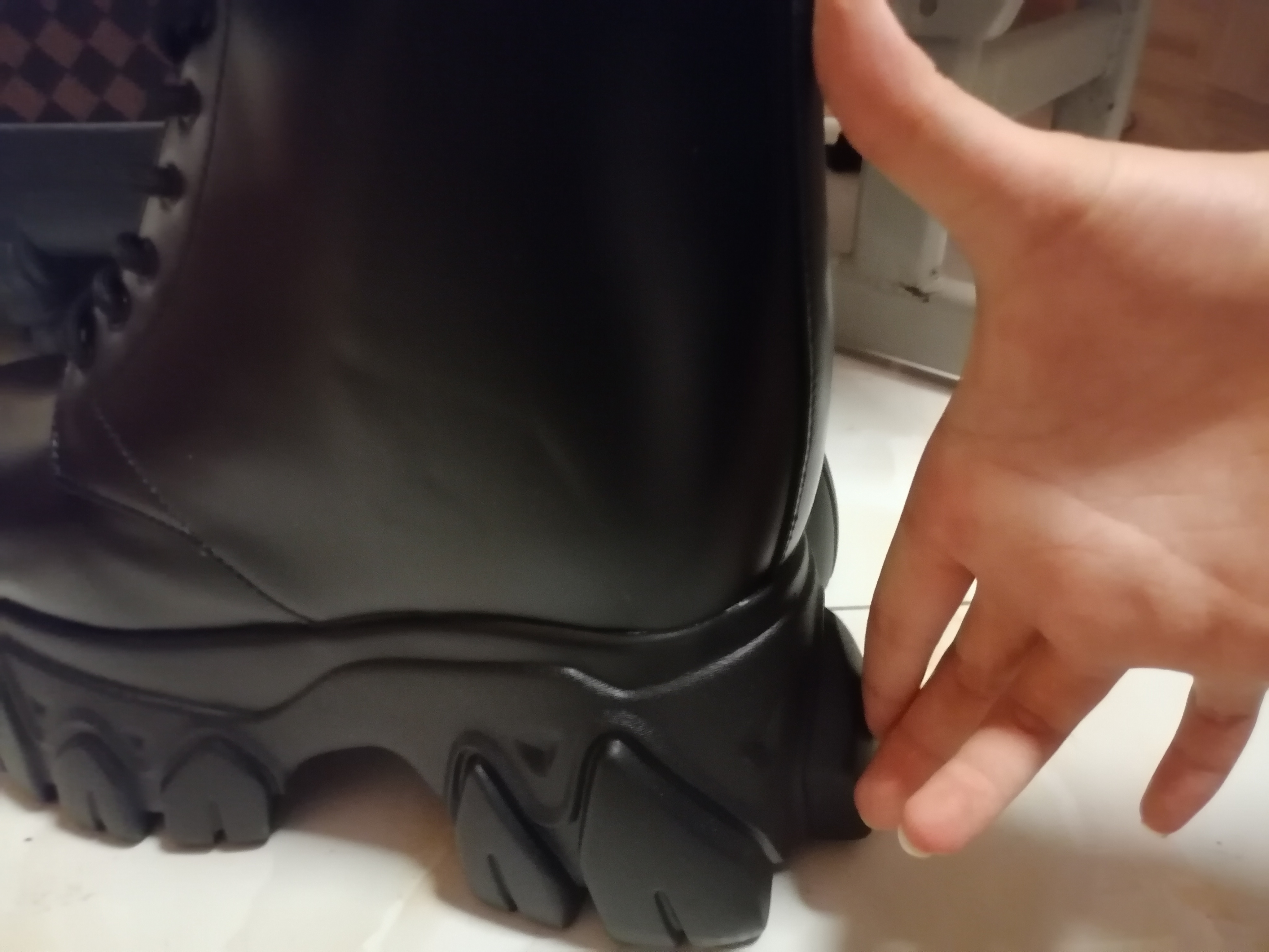 18cm马丁靴1.0 ～末日小豆子cosplay 隐形厚底增高鞋