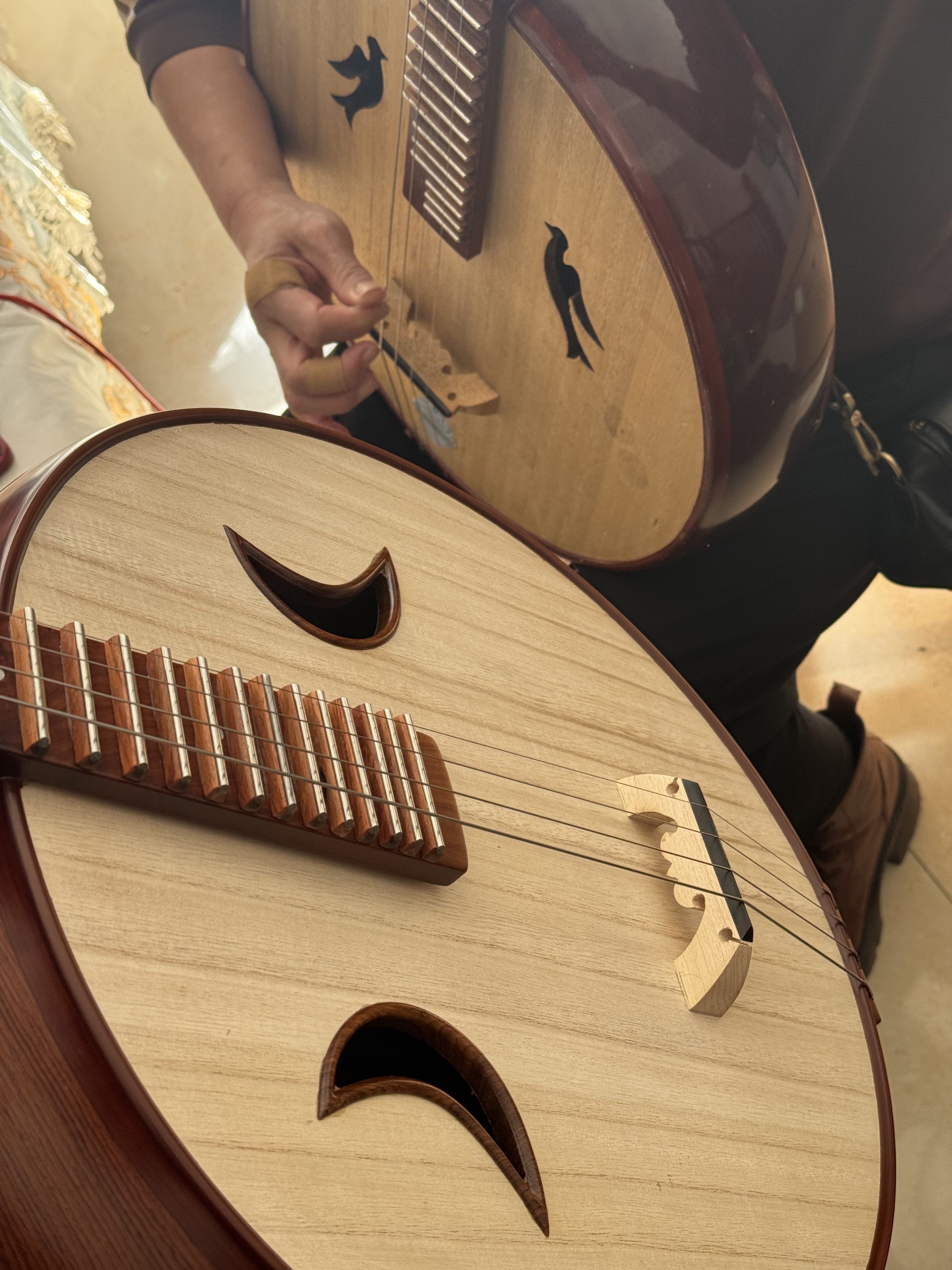 专业中阮乐器梧桐木制酸枝木中阮514Z 奥氏黄檀木材质钢品