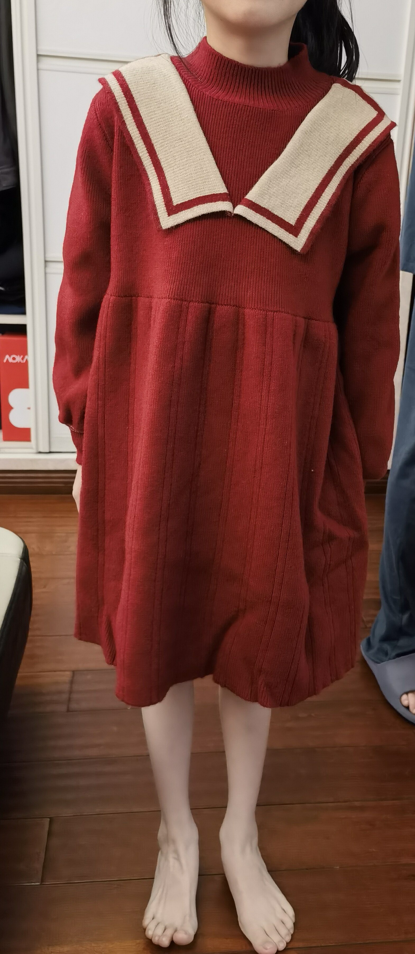 Customer photo for Red (Fleece-Lined), 140cm