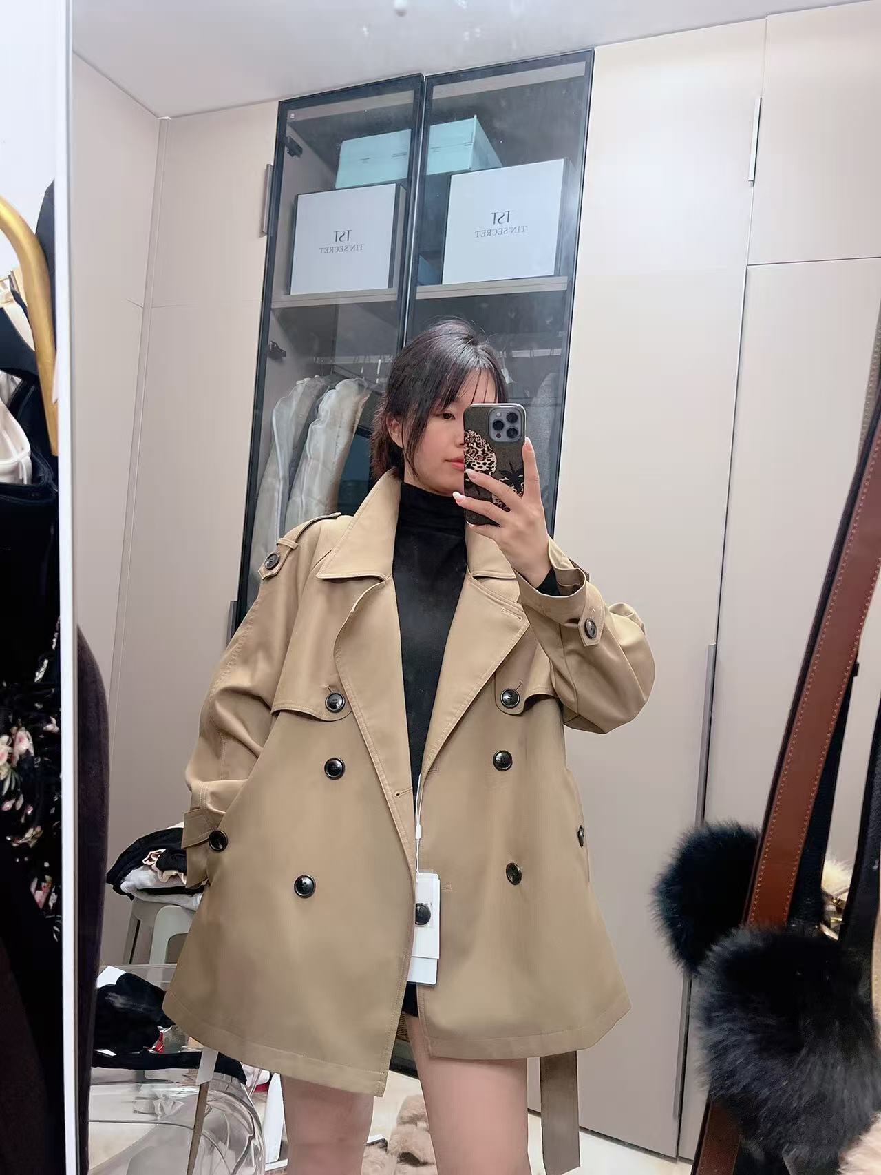 周淼ZHOUMIAO【巴黎旧梦2.0】风衣 经典廓形翻领设计复古优雅