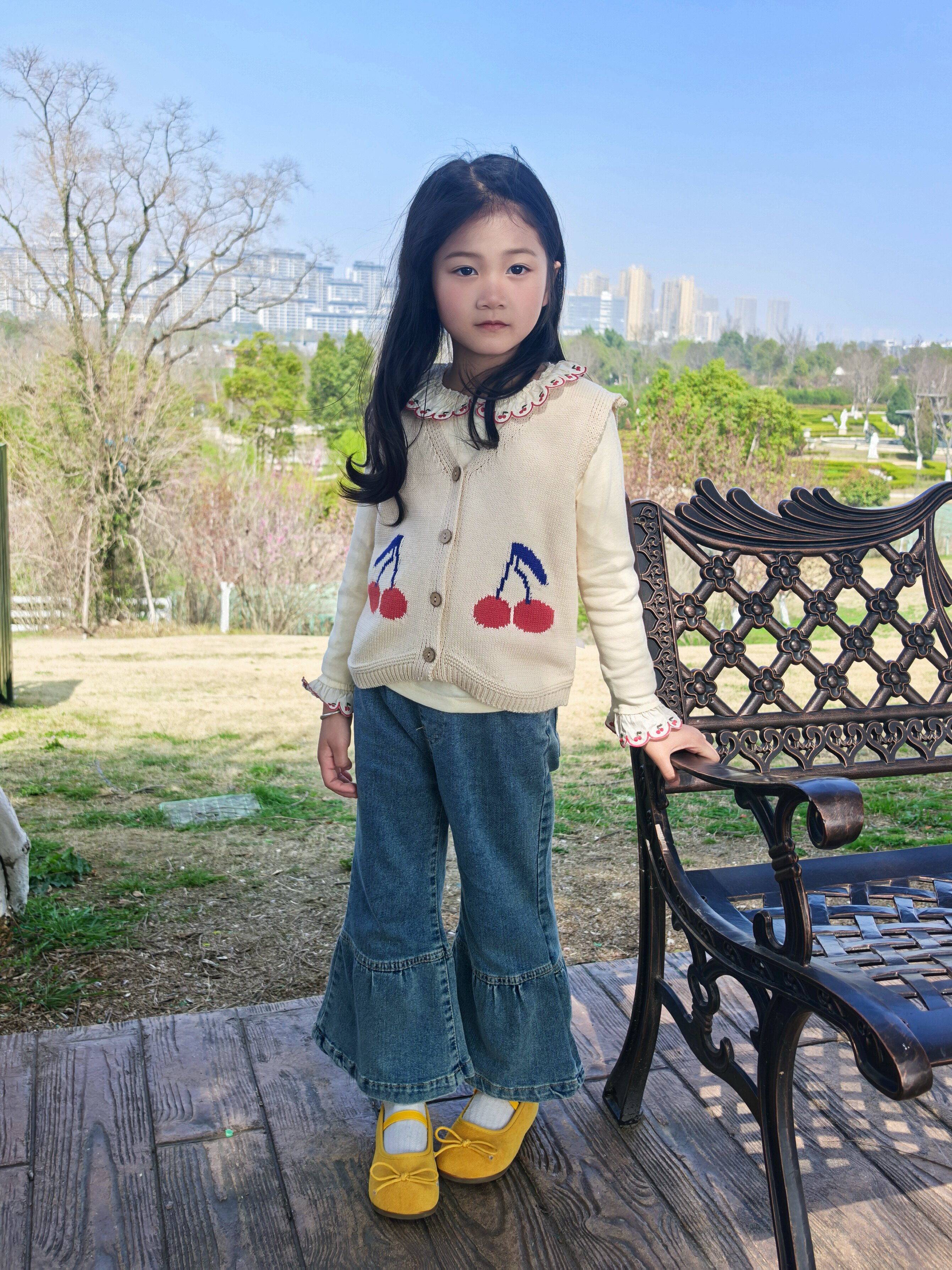 Customer photo for Tee + Vest + Jeans (3-Piece), 110cm