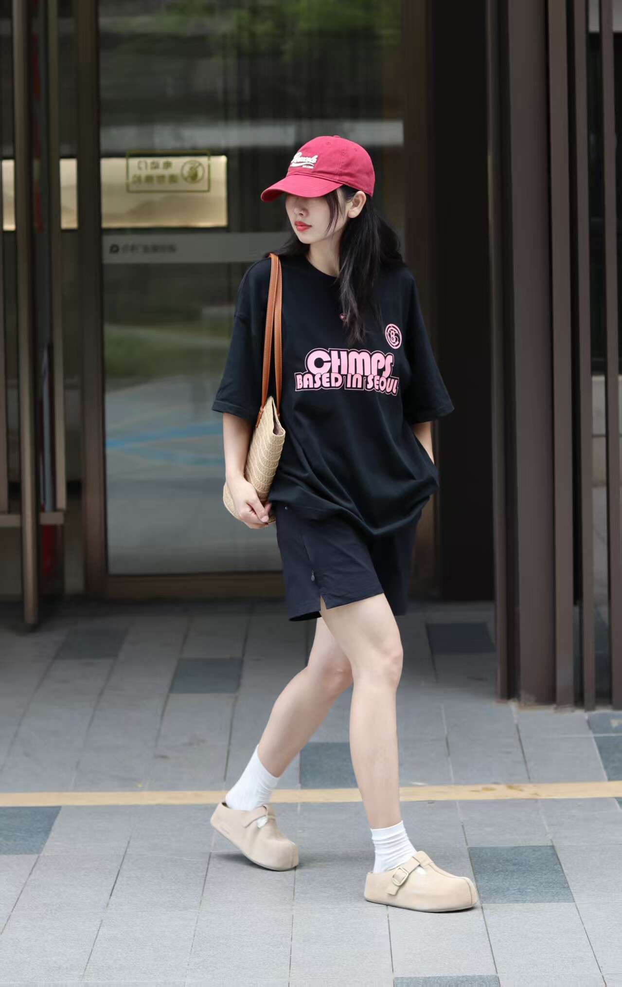 周雨彤同款百丽2代勃肯鞋 厚底花生吐司设计 软弹舒适如踩面包 包头可外穿休闲时髦