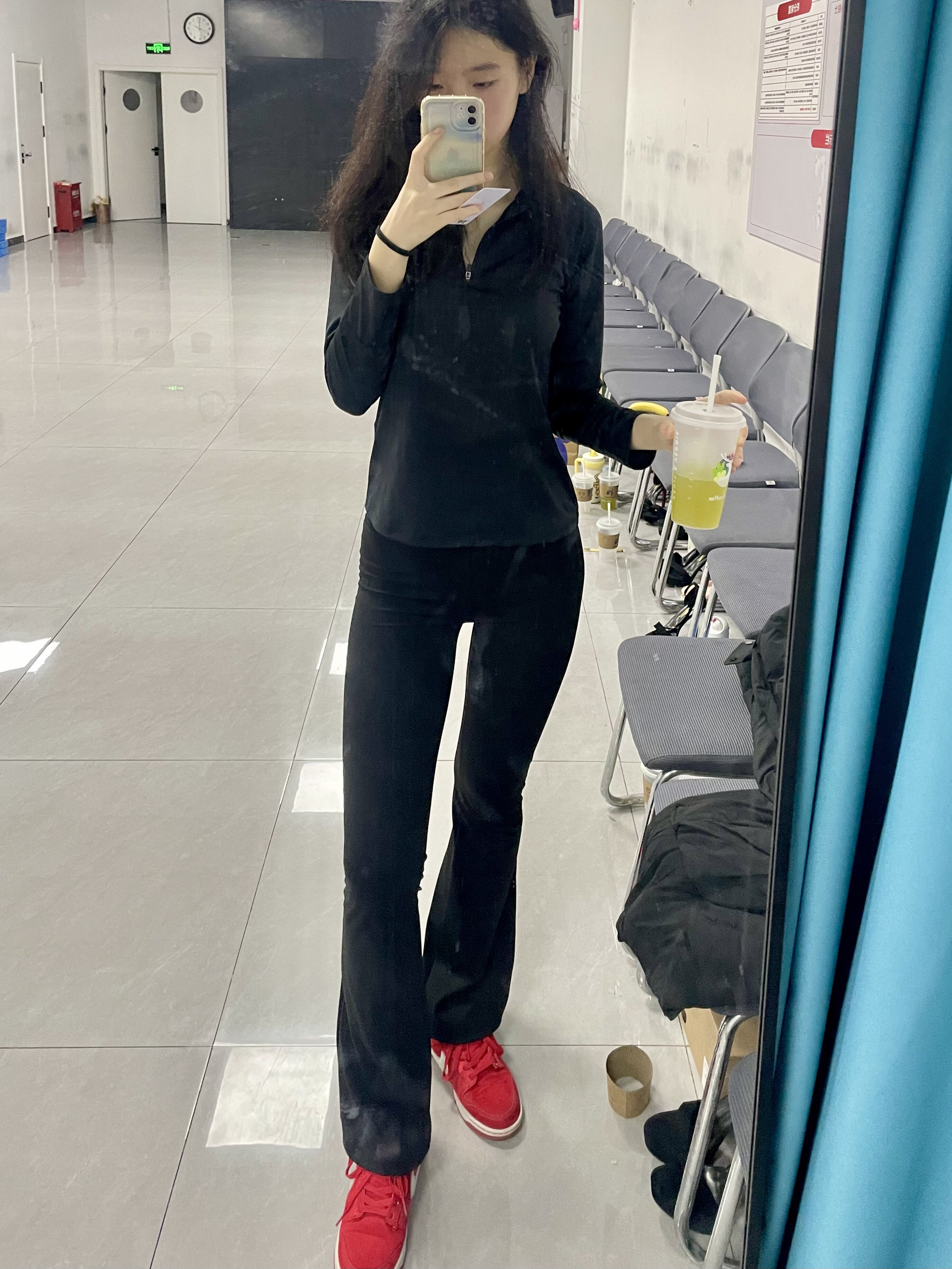 猫人春夏微喇瑜伽裤 弹力收腹提臀薄款防晒微喇裤脚修饰腿型更显直
