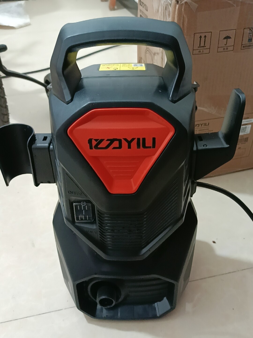 亿力家用洗车机220V高压水枪便携式清洗机滚轮款通水卷管-Taobao-Tmall