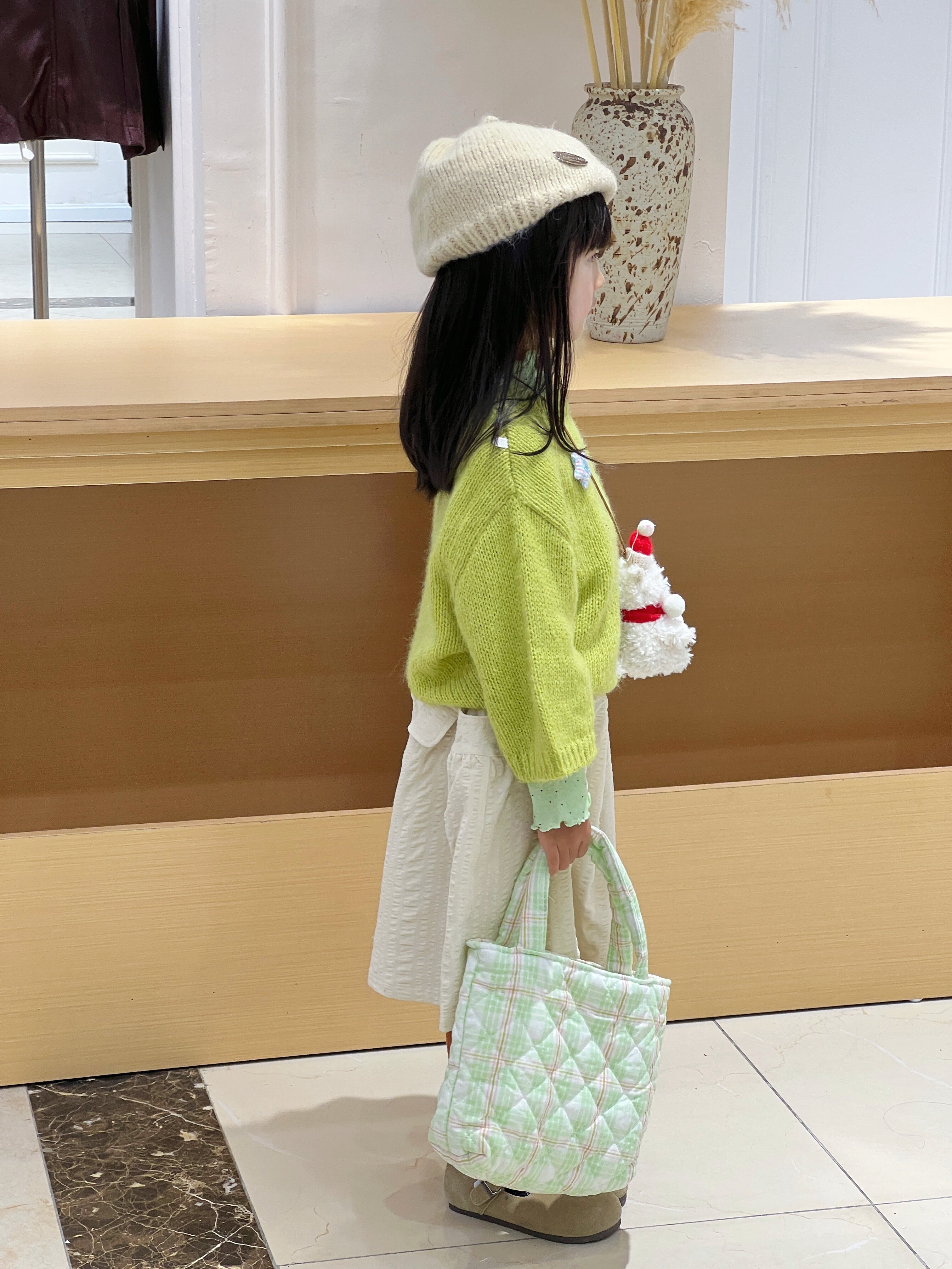 Customer photo for Green Sweater, 110cm