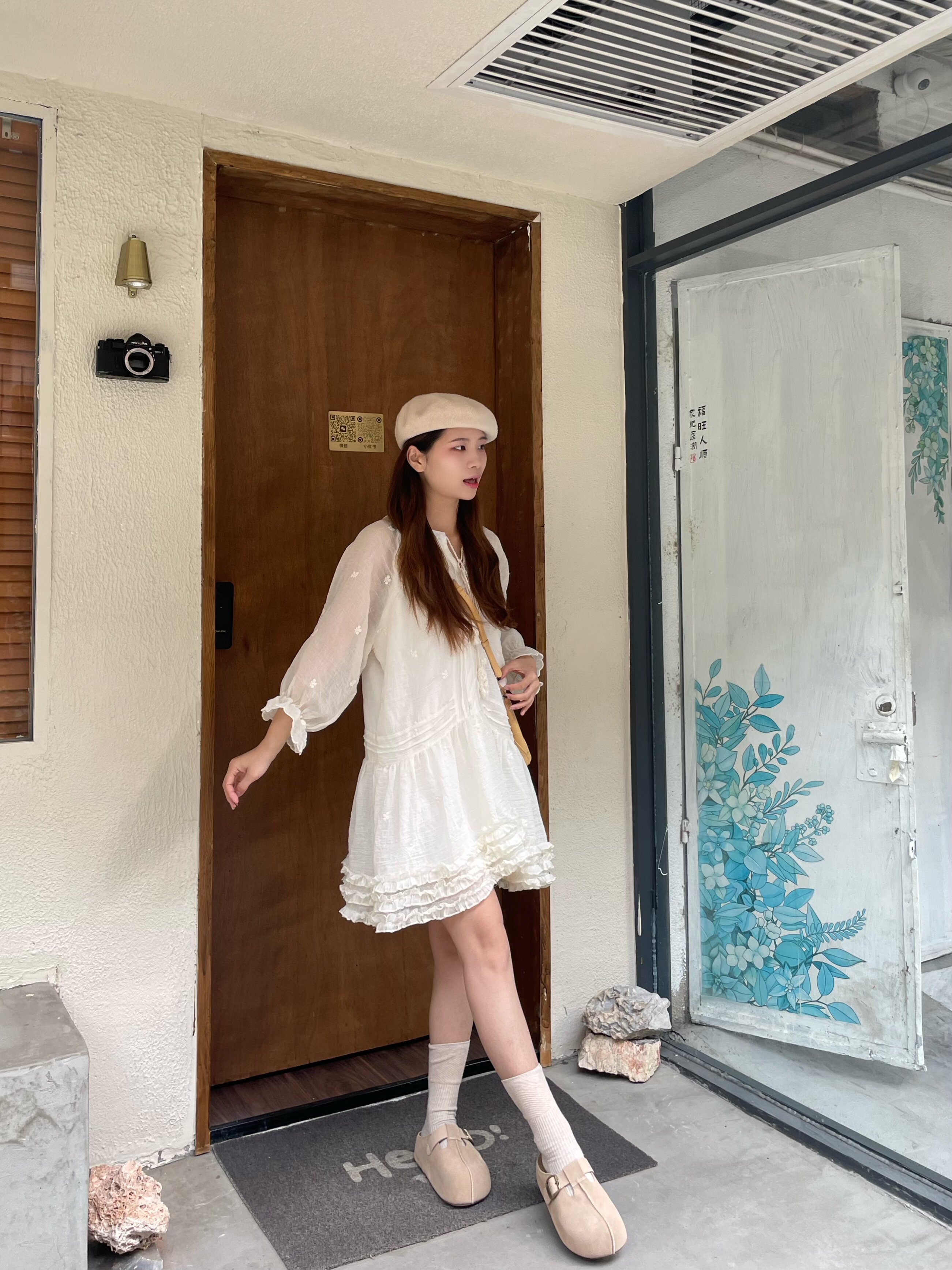 周雨彤同款百丽2代勃肯鞋 厚底花生吐司设计 软弹舒适如踩面包 包头可外穿休闲时髦