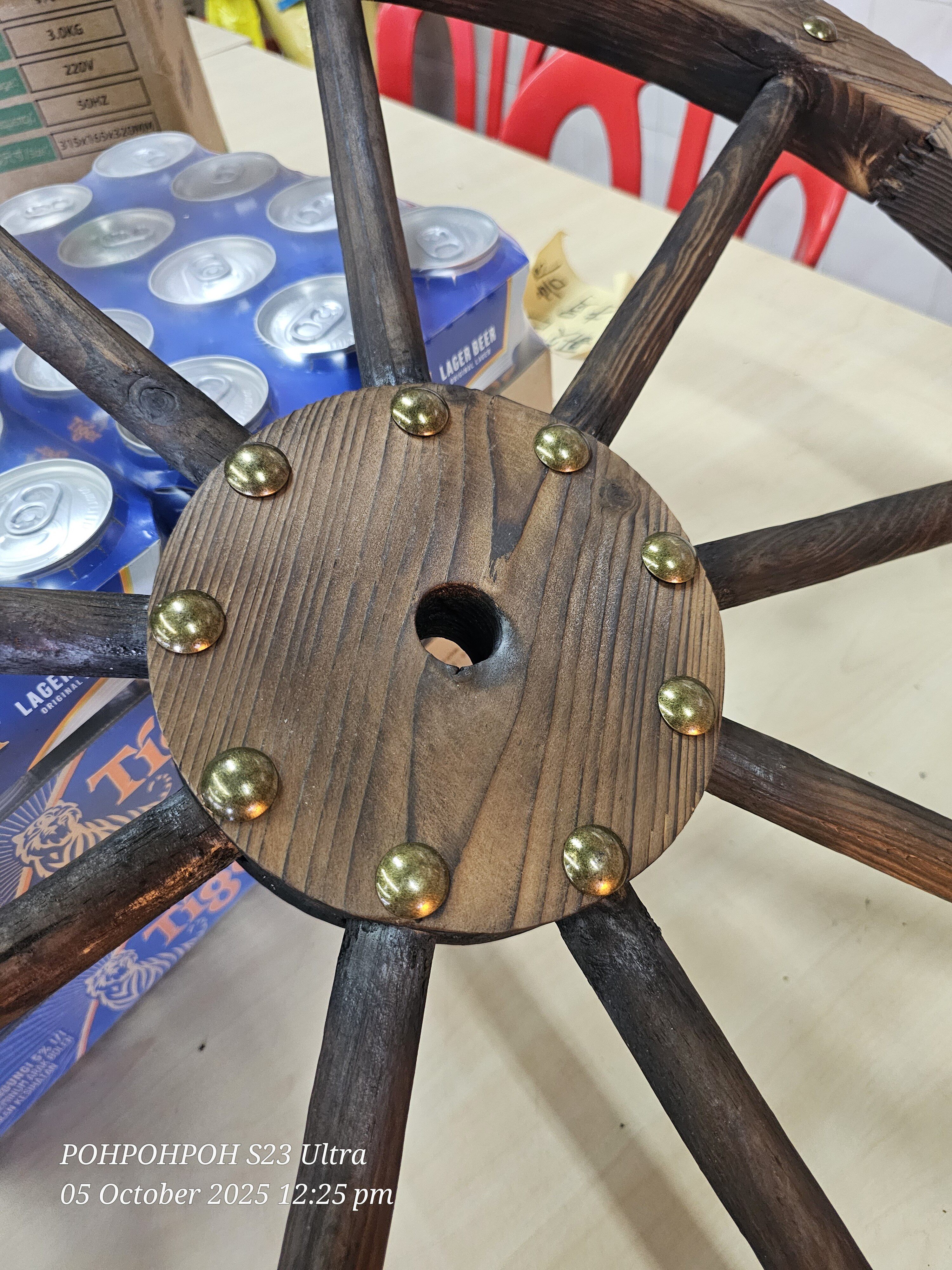 渡金 古銅 寶車 置物 葡萄木 敷板 時代物(A696) 渡金 古銅 寶車 置物 葡萄木 敷板 時代物(A696) 拼奇蒸汽龐克鐘樓公園