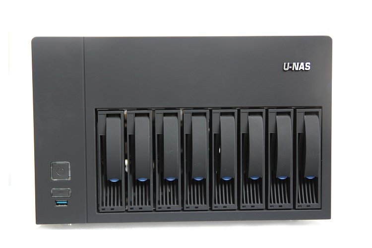 ten thousand by NAS VIII disc bit hot plugging host shell DIY NSC-810A HTPC Host shell ITX MATX full aluminum group light