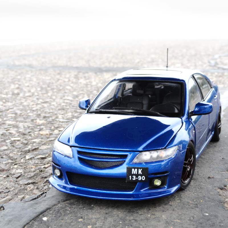 Модель машины 1：18 马自达 rx7 fc fd 3 6 合金汽车模型改装订制作生日礼物
